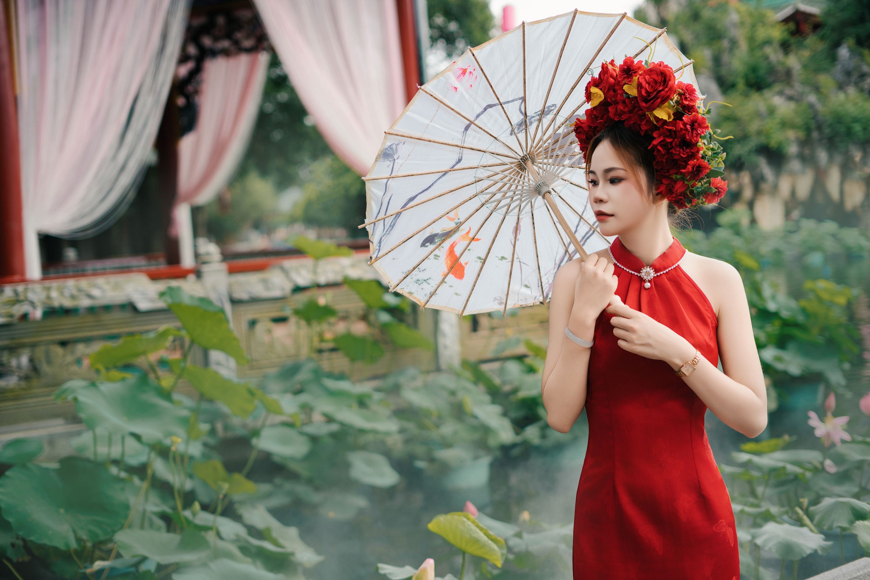 草莓熊 – 《簪花少女》[11P] 插图4