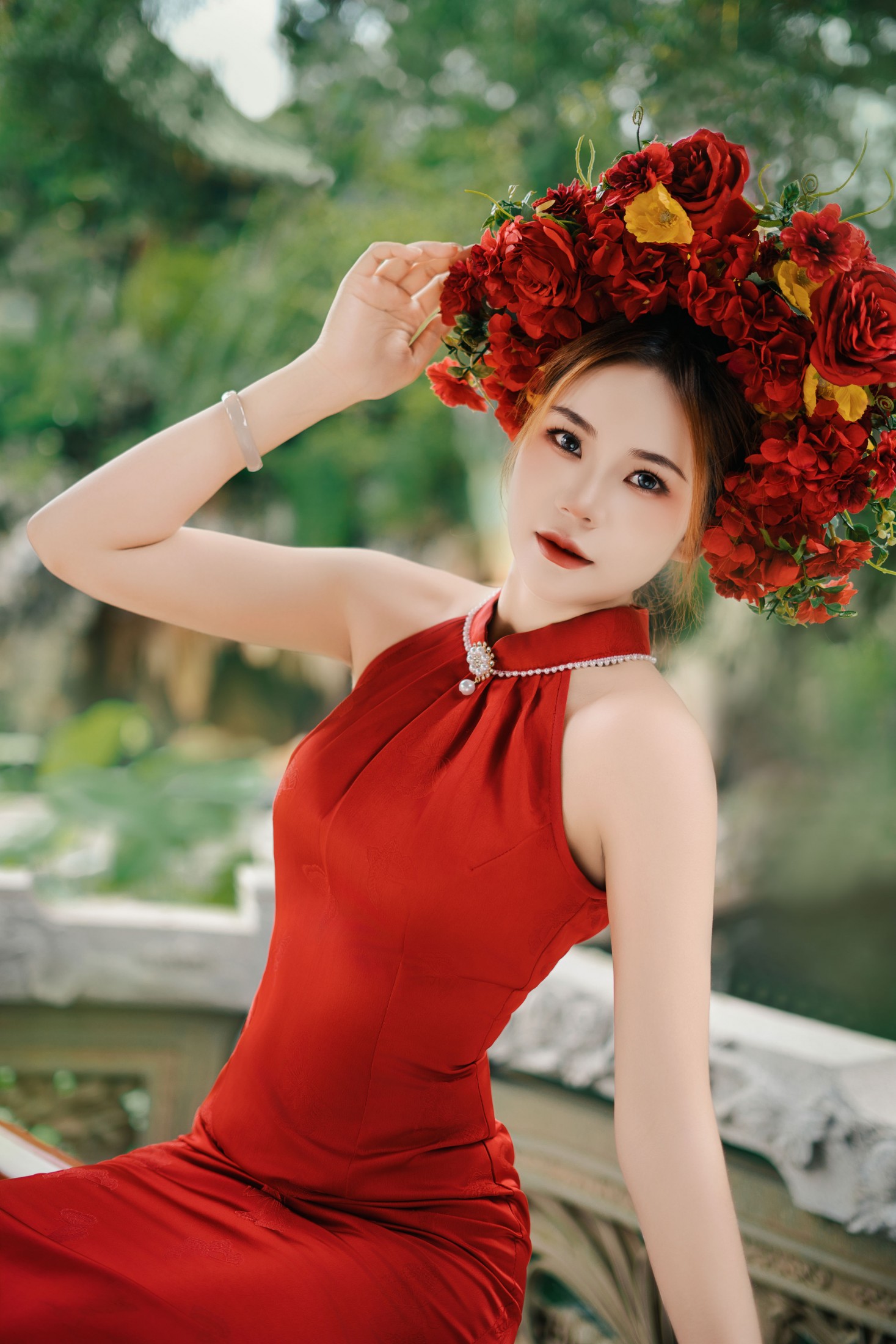 草莓熊 – 《簪花少女》[11P] 插图5