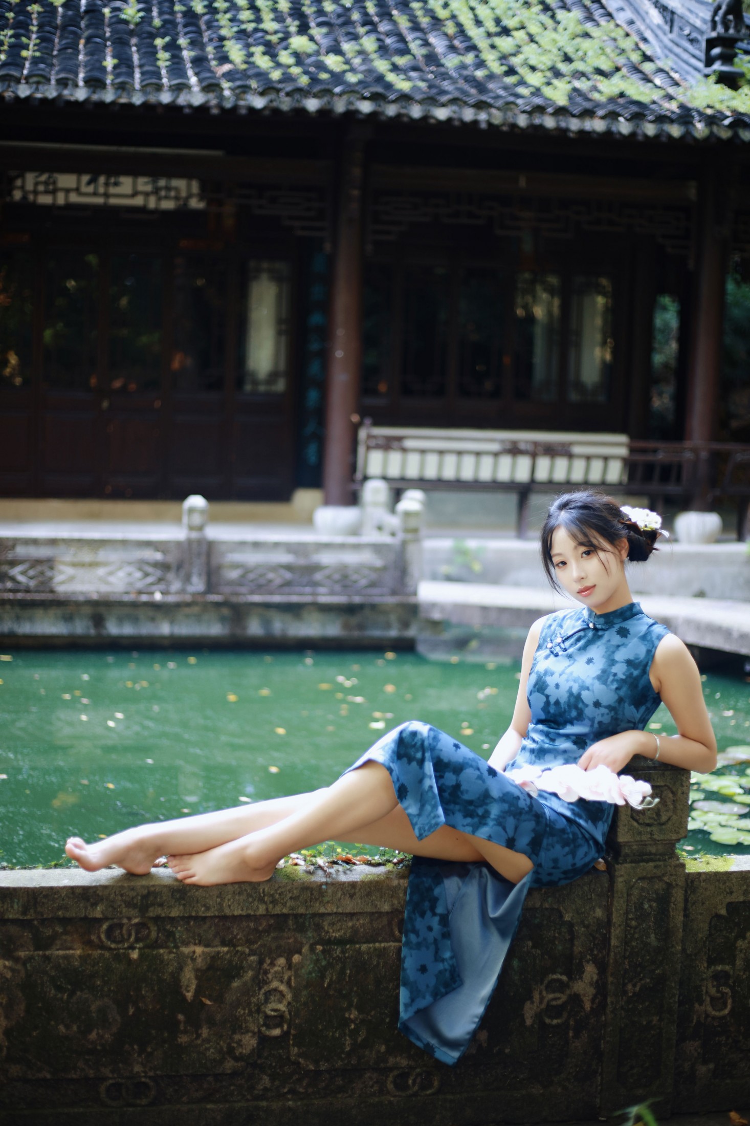 小u – 《江南旗袍的柔美》[45P]-66COS