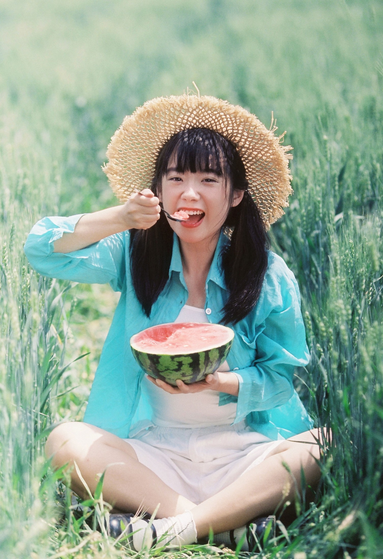 百变兔小樱 – 《夏日稻田》[15P] 插图4