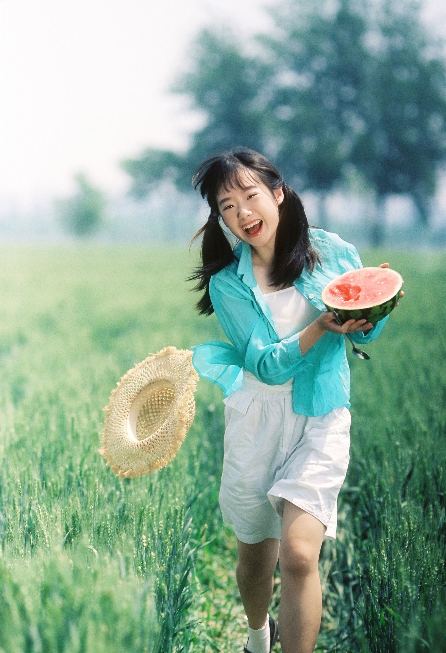 百变兔小樱 – 《夏日稻田》[15P]-66COS