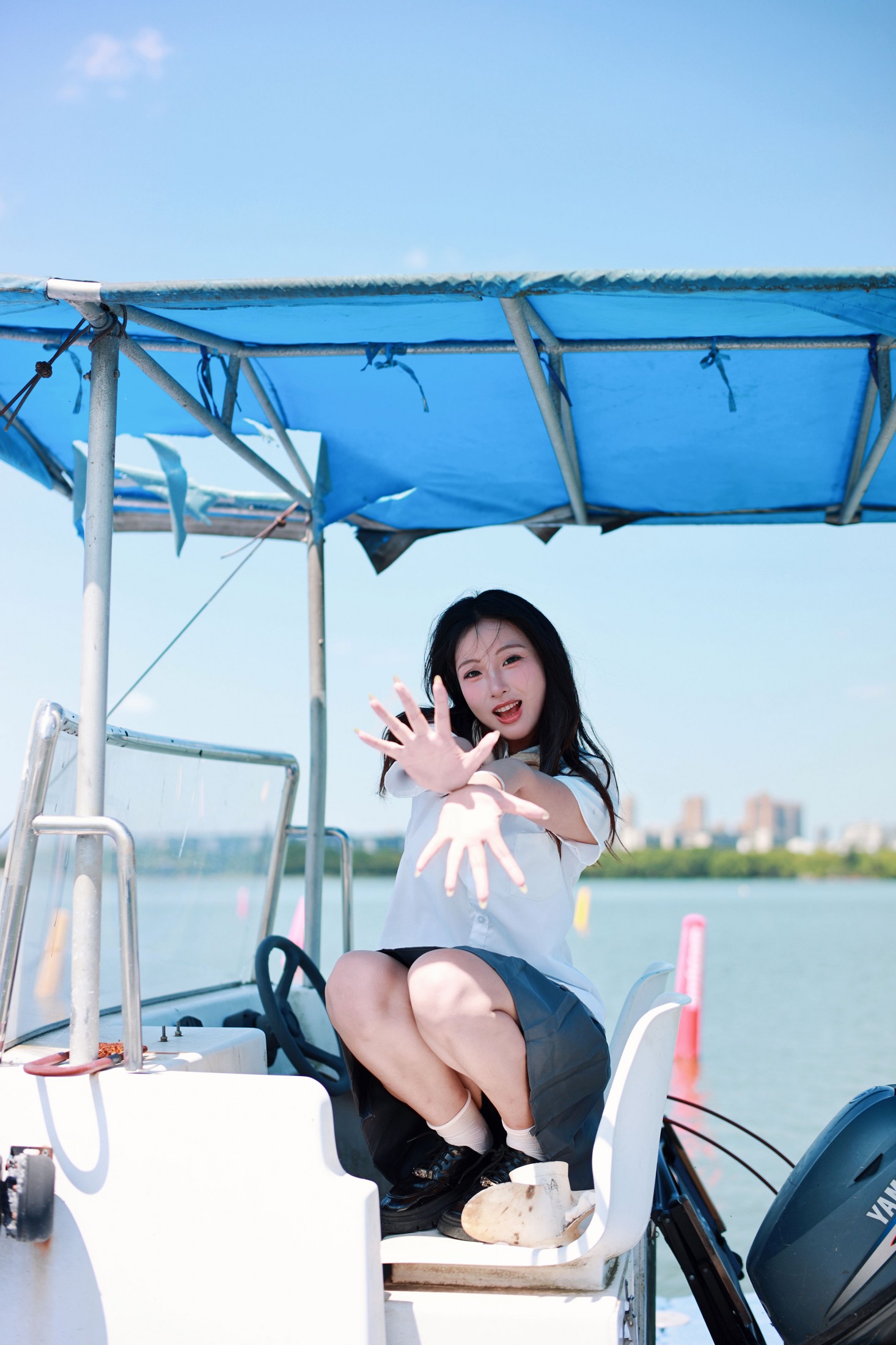 小u – 《湖边日系jk》[33P]-66COS
