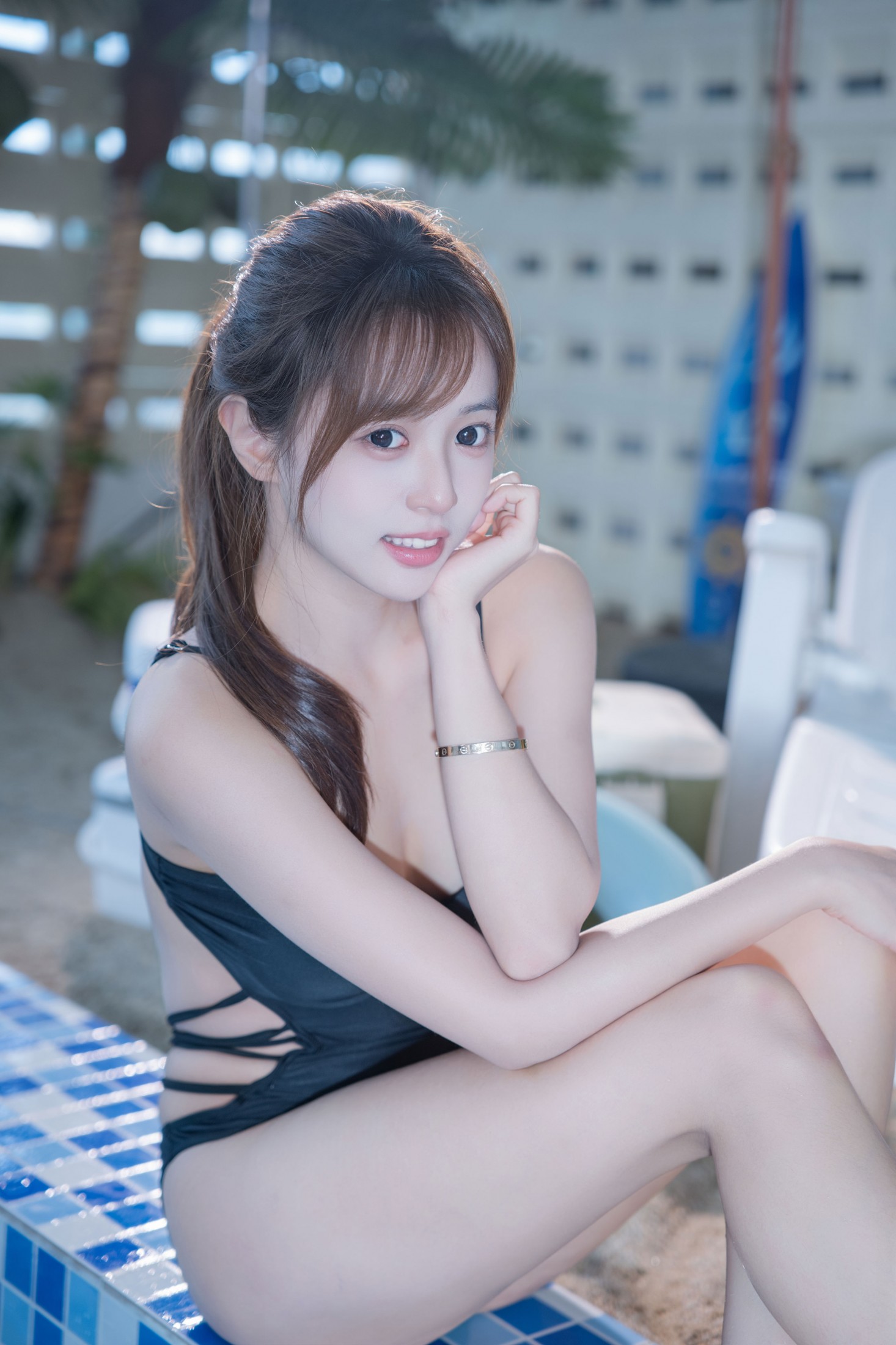 小亿 – 《夏日泳池边的浪漫邂逅》[43P] 插图3