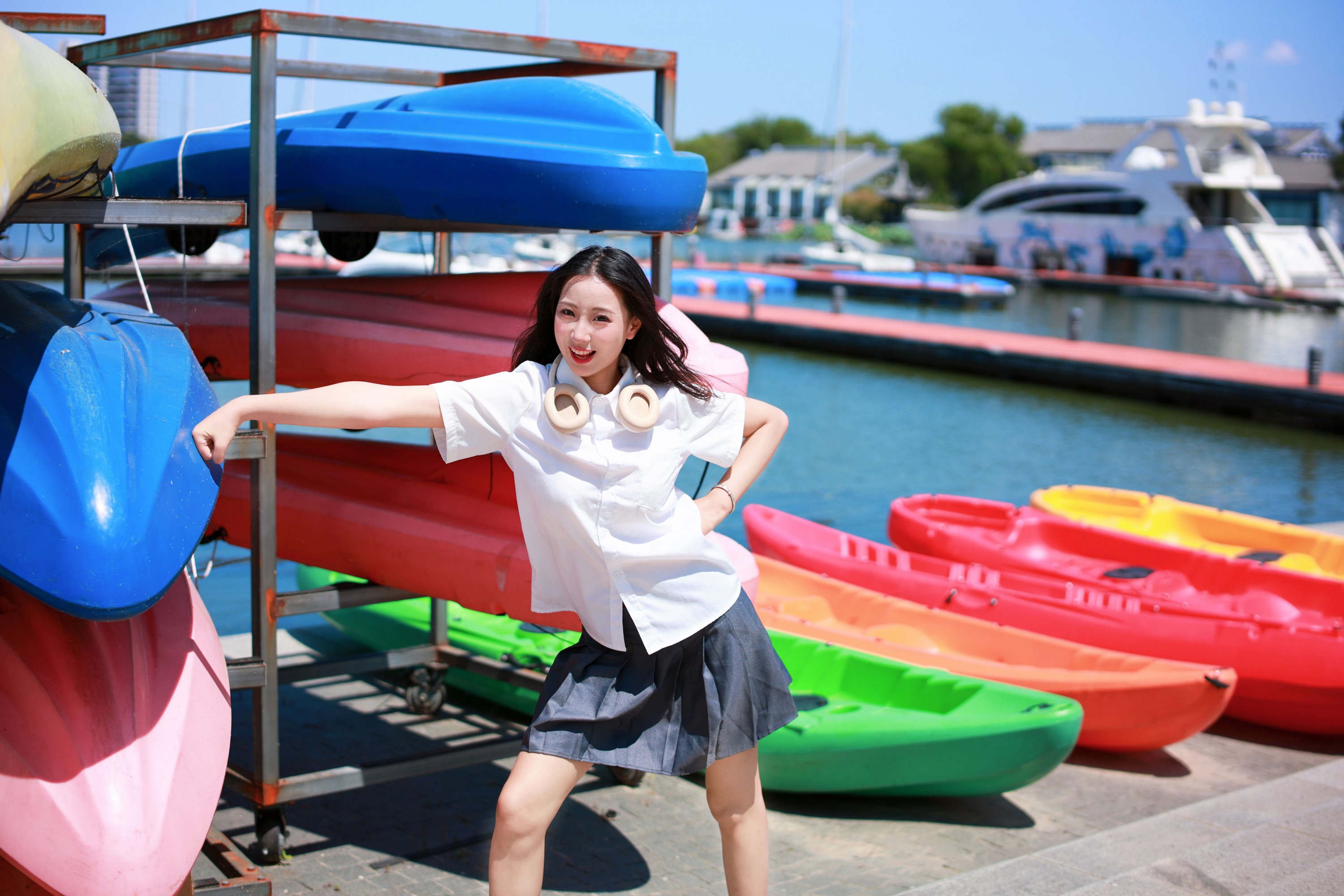 小u – 《彩色生命力日系》[40P]-66COS