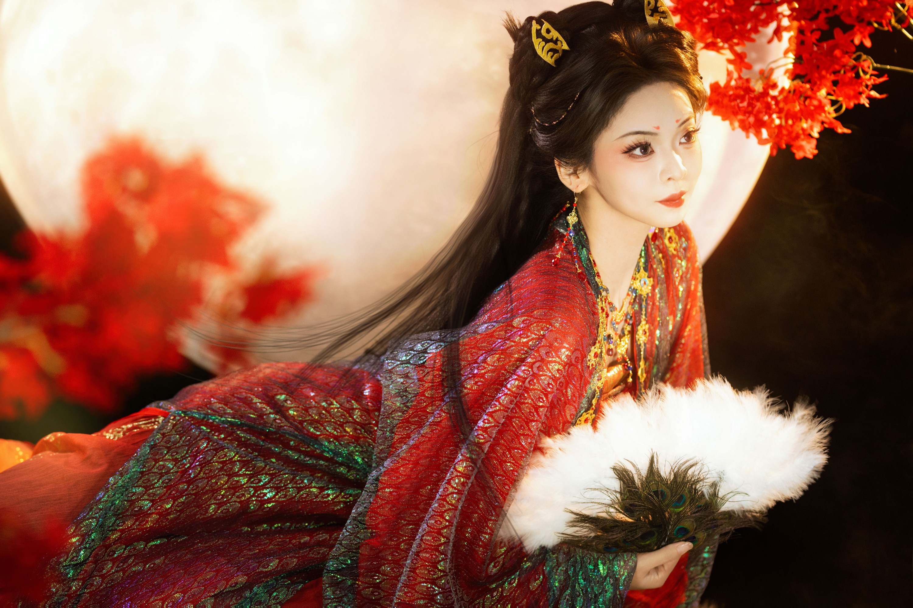 公羽六六 – 《子夜归猫公》[11P]-66COS