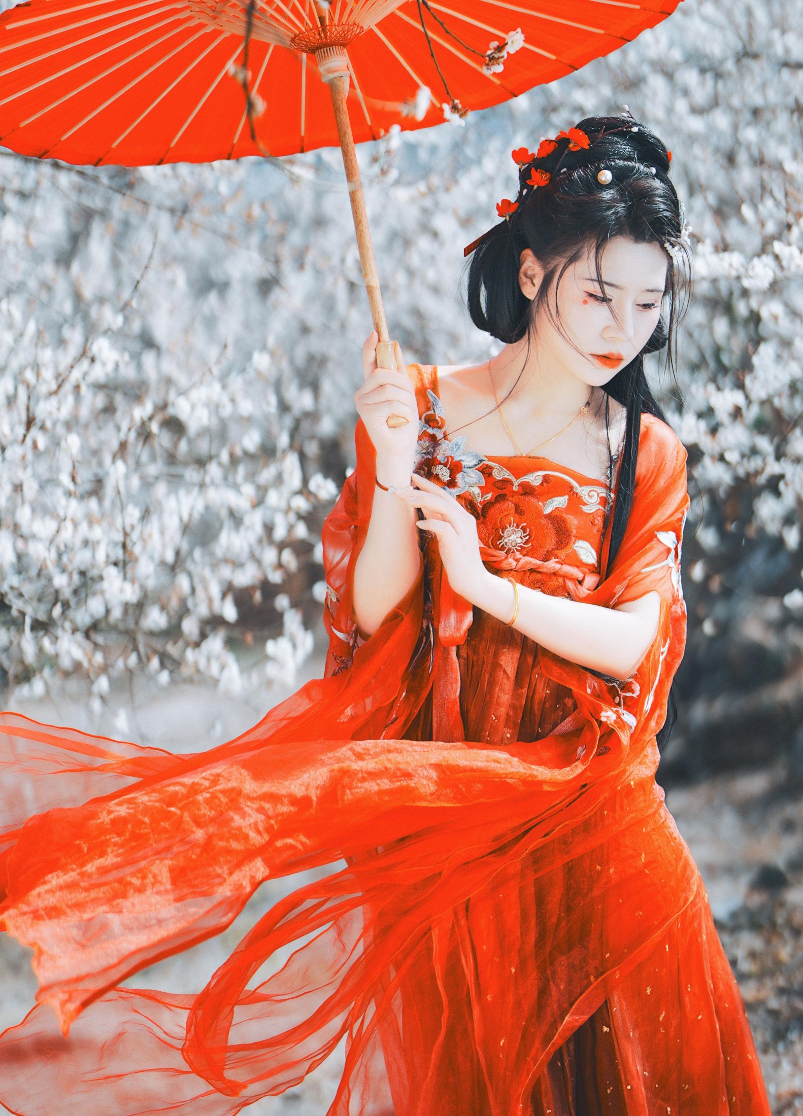 浅月没有月 – 《梅花古风人像拍摄》[18P] 插图2