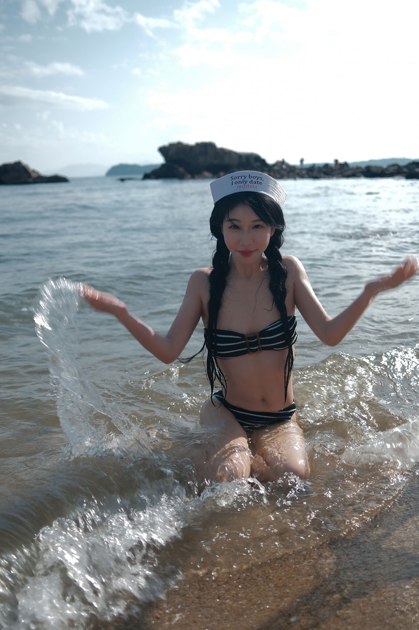 野生模特园子 – 《那片海》[9P] 插图3