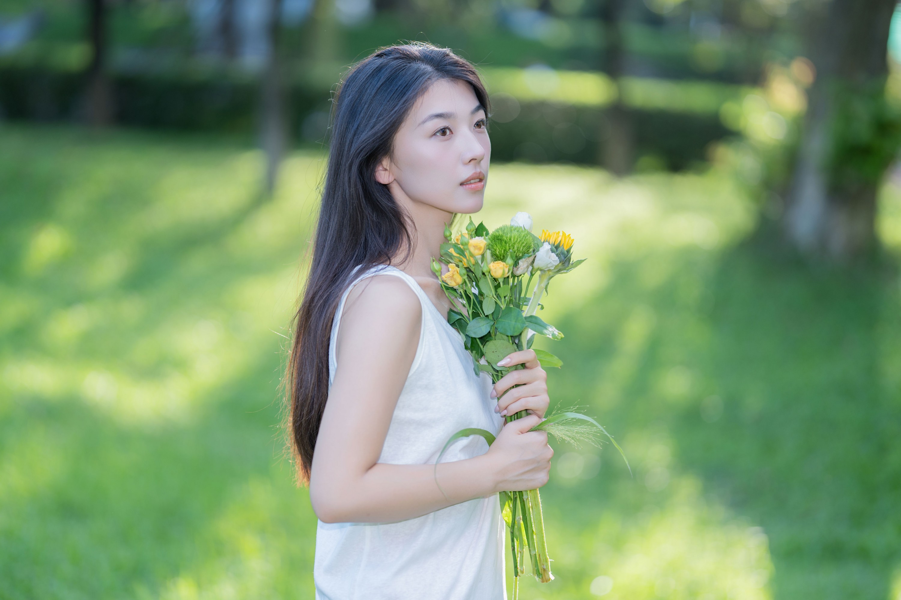 小鹿 – 《花与少女的温柔诗》[63P] 插图3