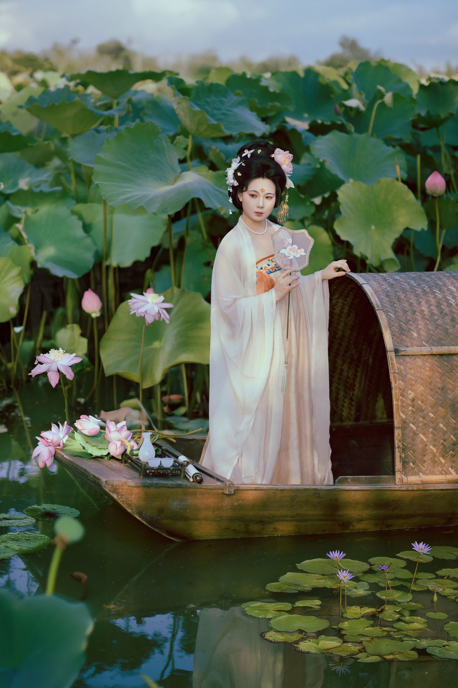 木叶宇智波菠菜 – 《雨歇荷塘》[18P]-66COS