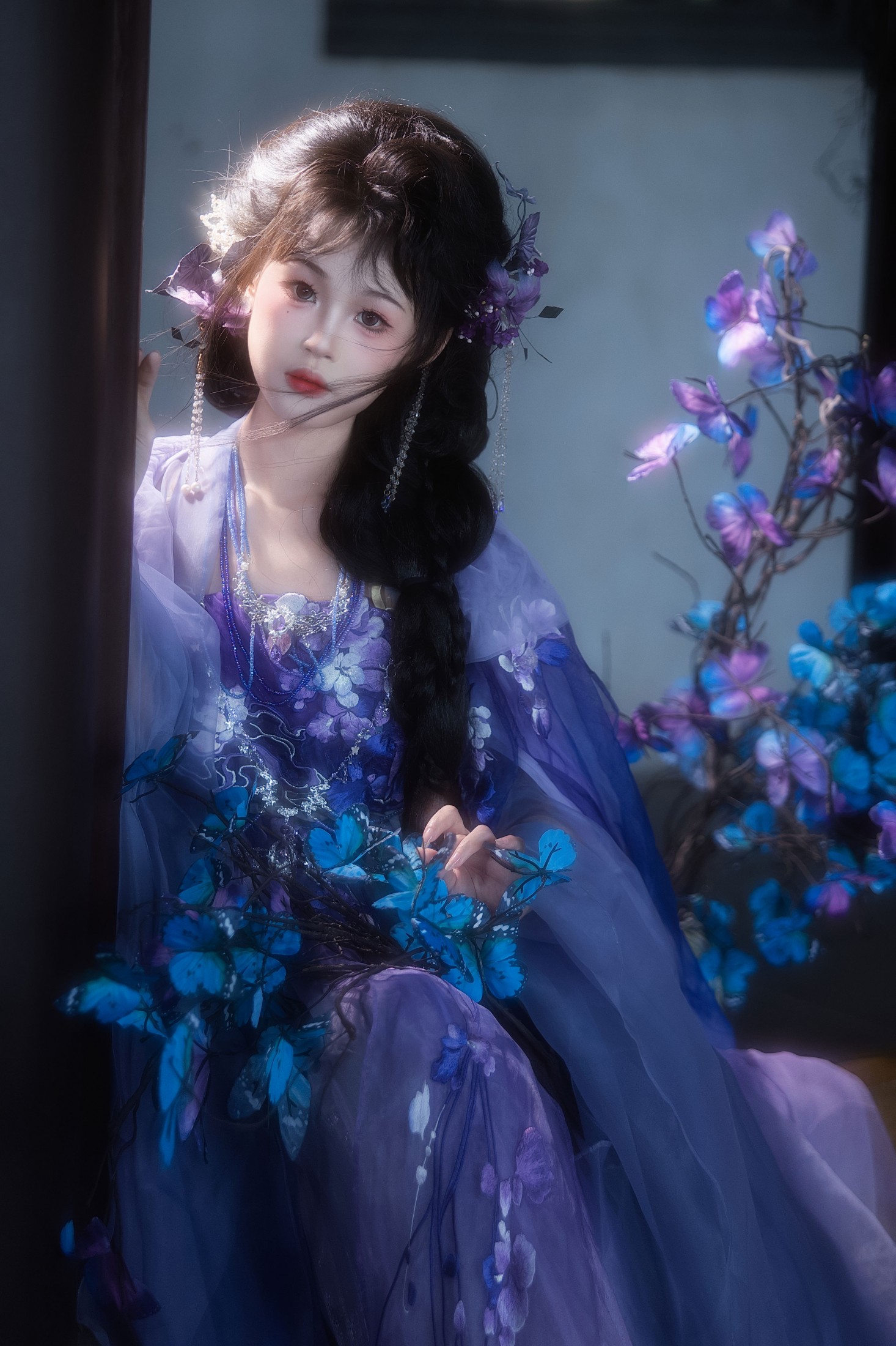 丸子不吃辣 – 《紫蝶》[18P]-66COS