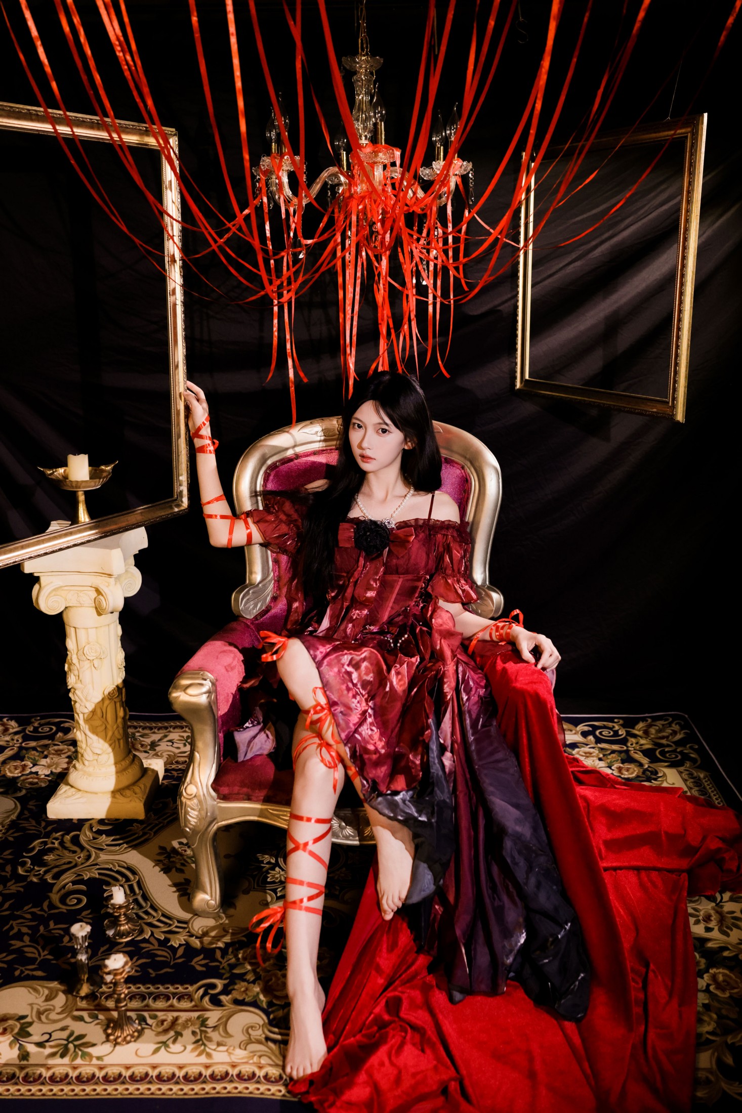 盖盖 – 《油画少女》[24P]-66COS