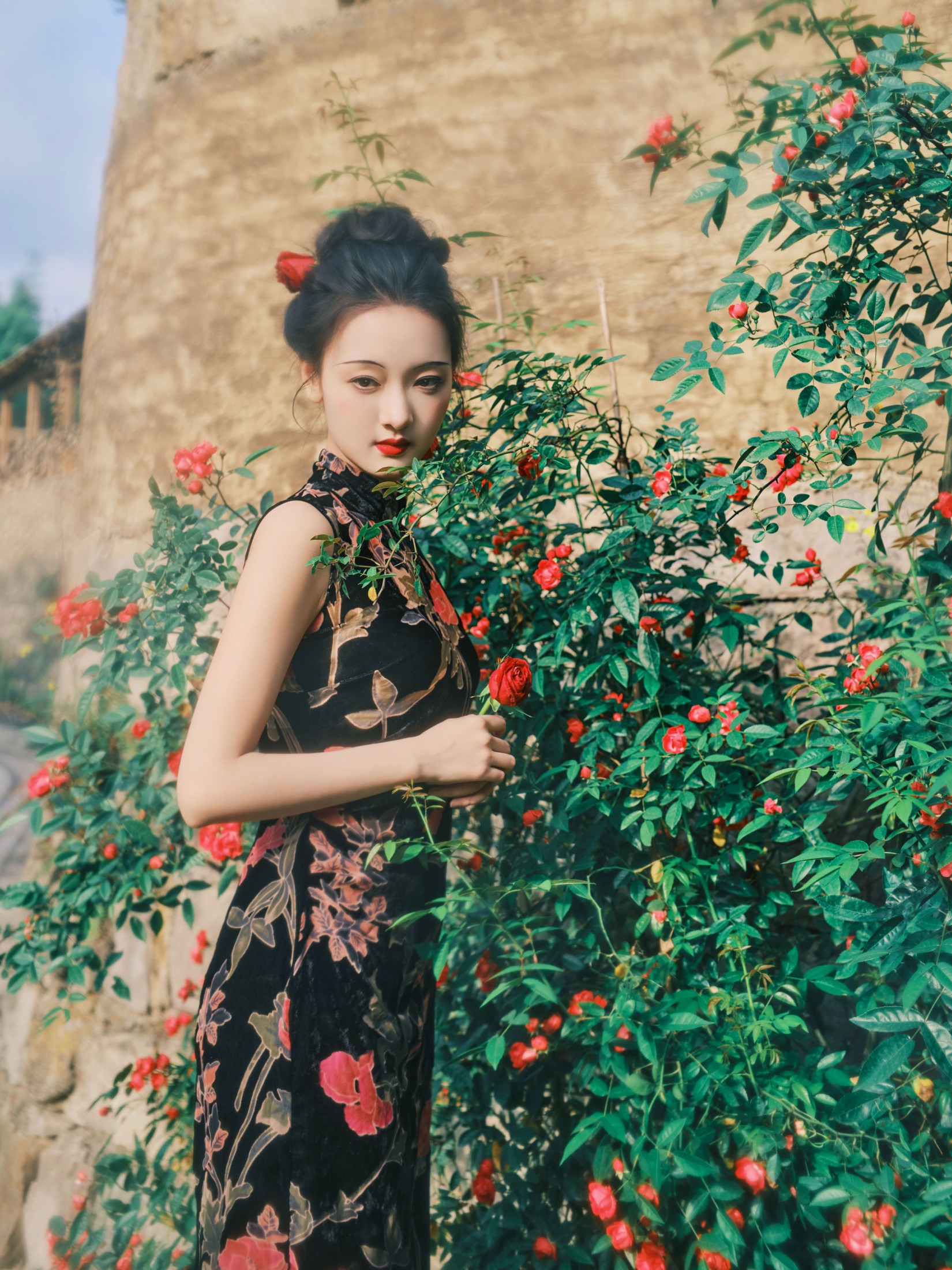 妖怪哪里逃 – 《红玫瑰》[18P]-66COS