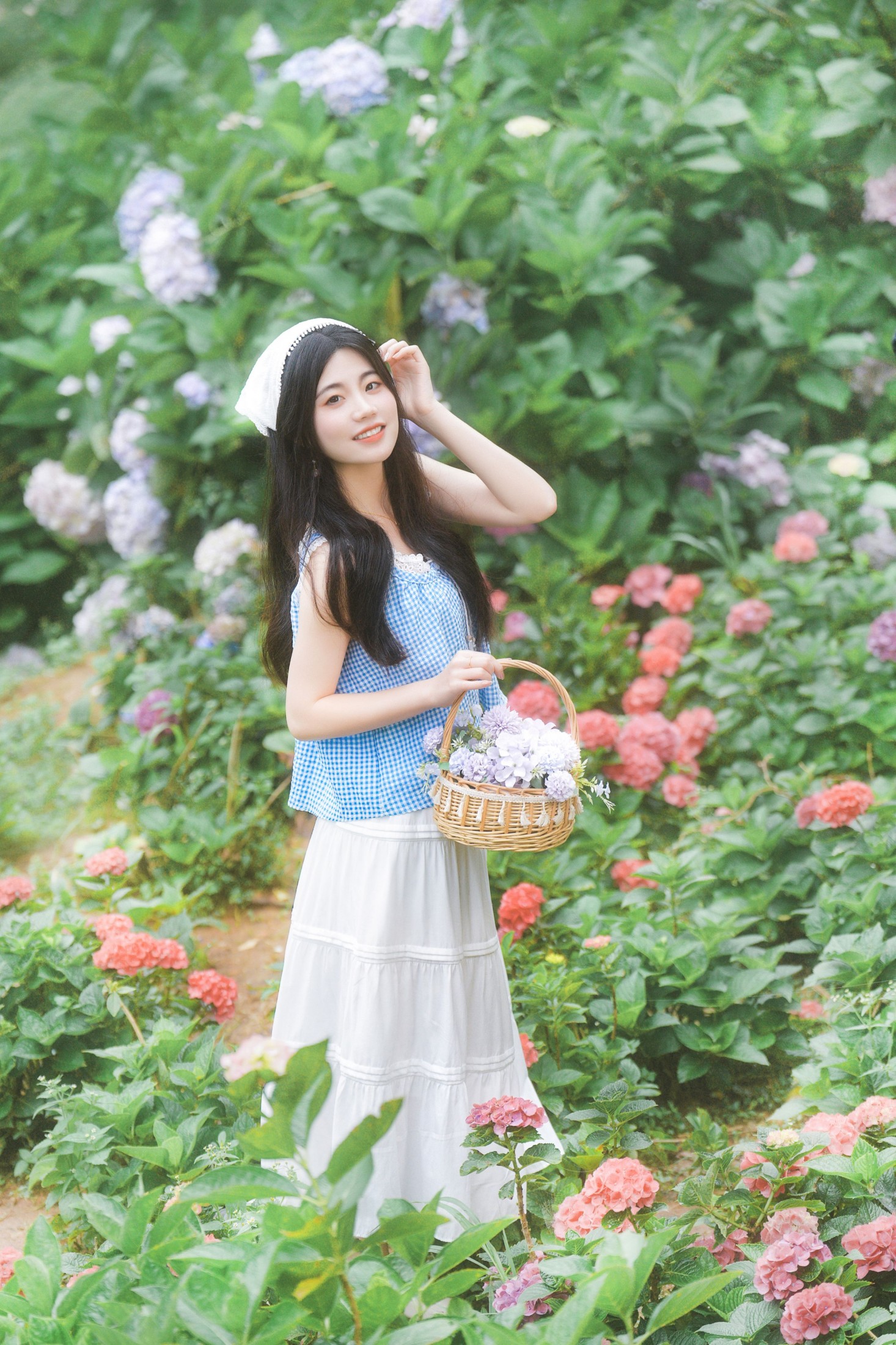阿咩 – 《日系人像拍摄-绣球花》[19P]-66COS