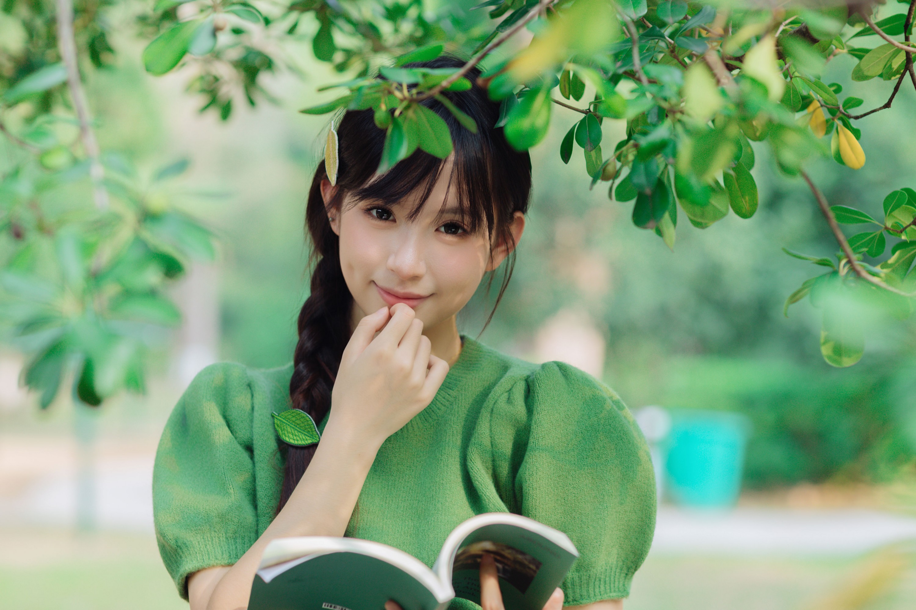 苗苗 – 《林间绿意》[25P] 插图3