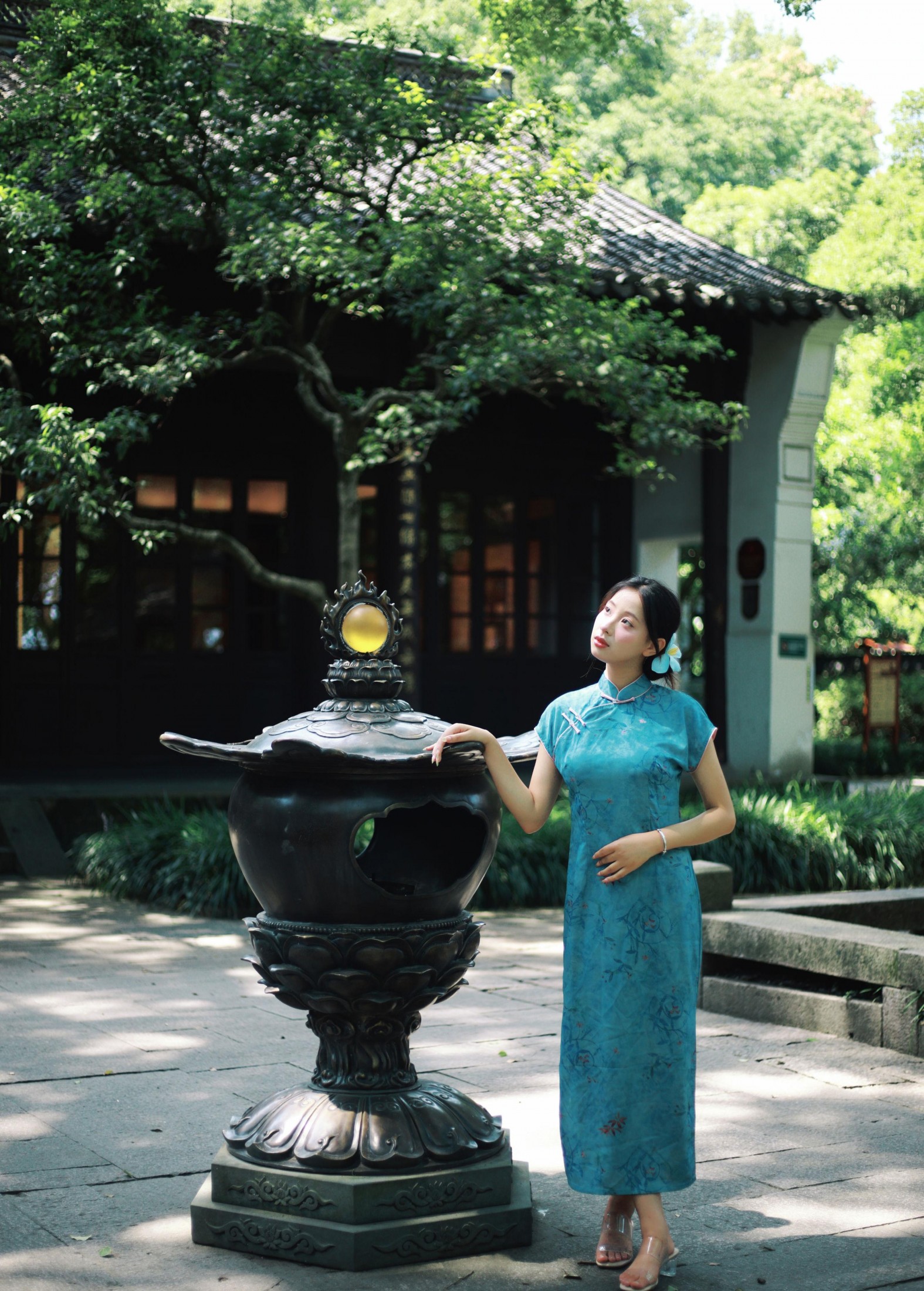 小u – 《六和塔下的旗袍绿色》[39P] 插图2