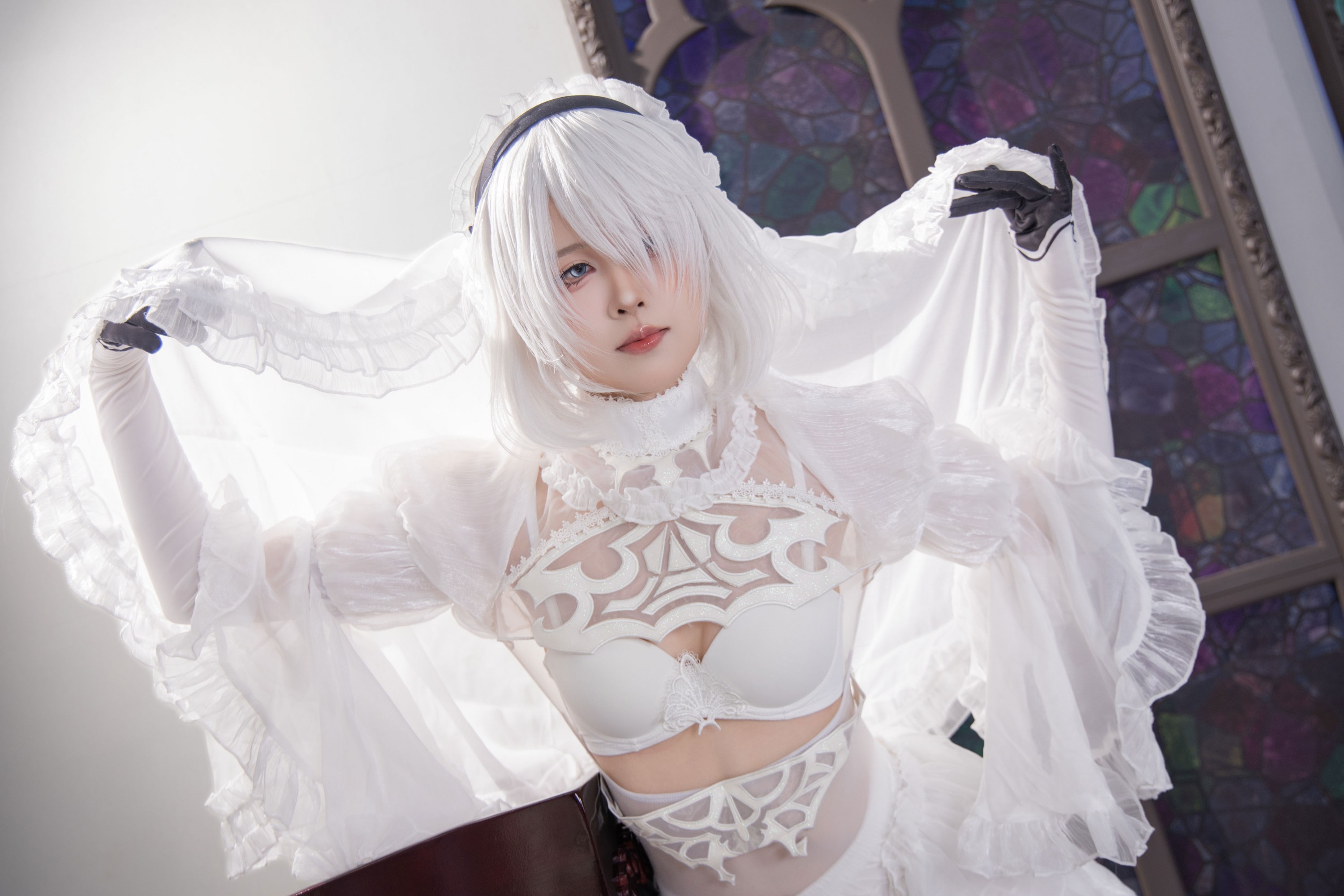 西园寺Sakura – 《纯白誓约：2B的圣咏与剑舞》[38P] 插图3