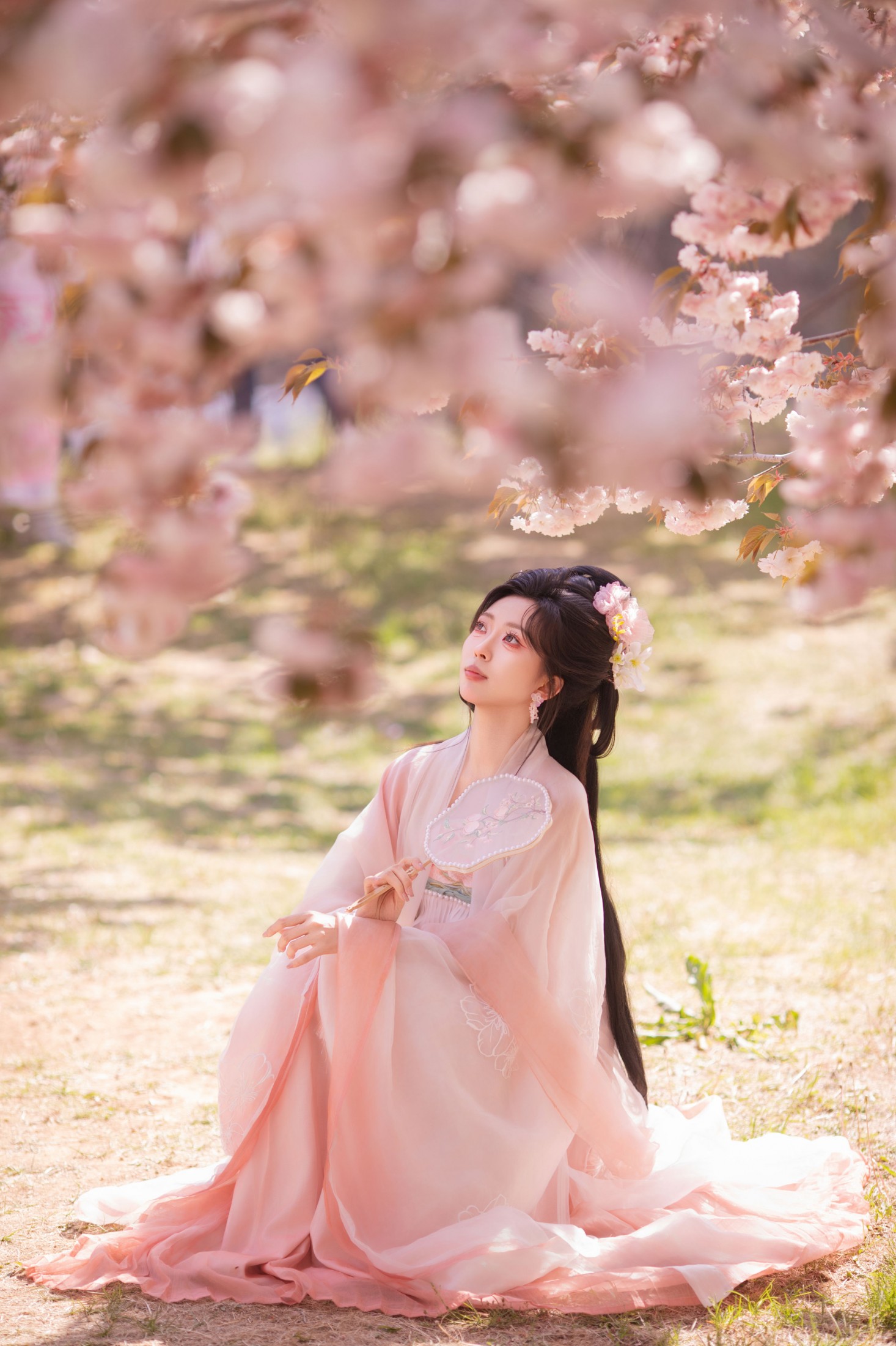 – 《樱园赋·国风少女与花共眠》[16P]-66COS