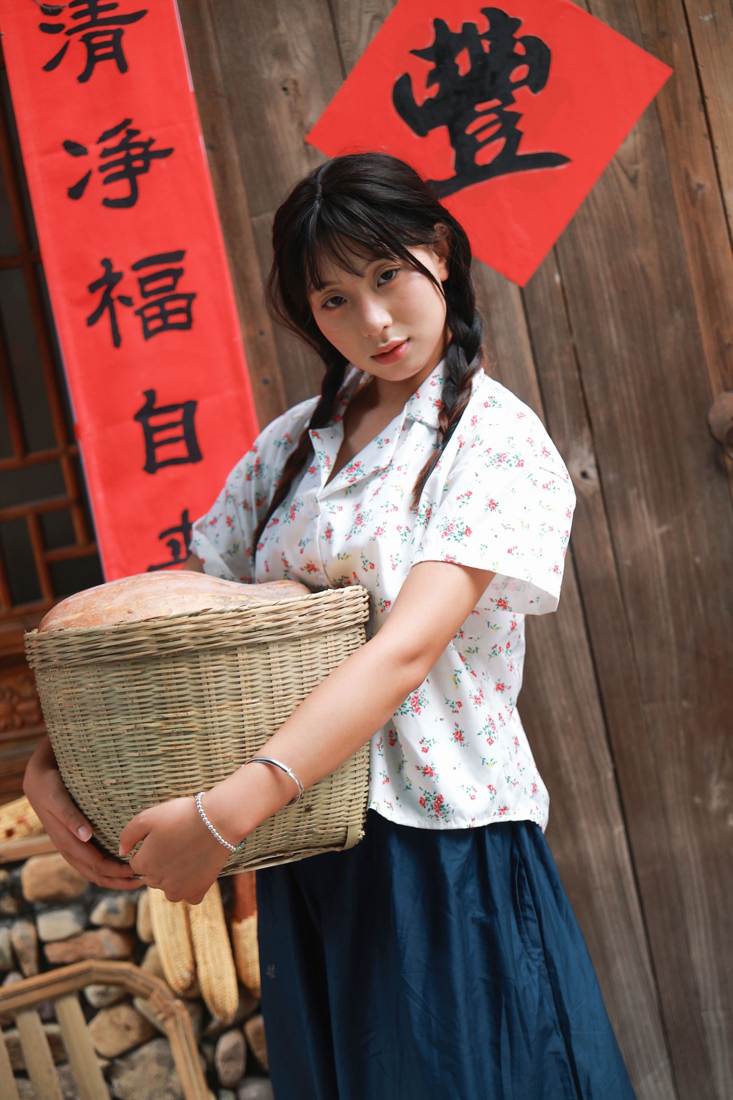 小u – 《丰收的喜悦》[45P]-66COS