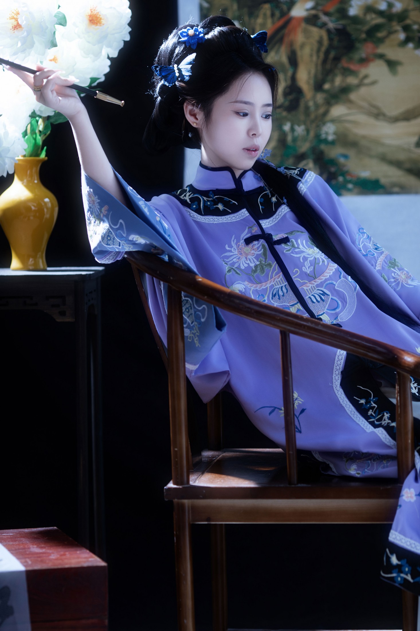 瑶瑶 – 《清韵·蓝裳闺阁的笔墨风华》[12P] 插图3