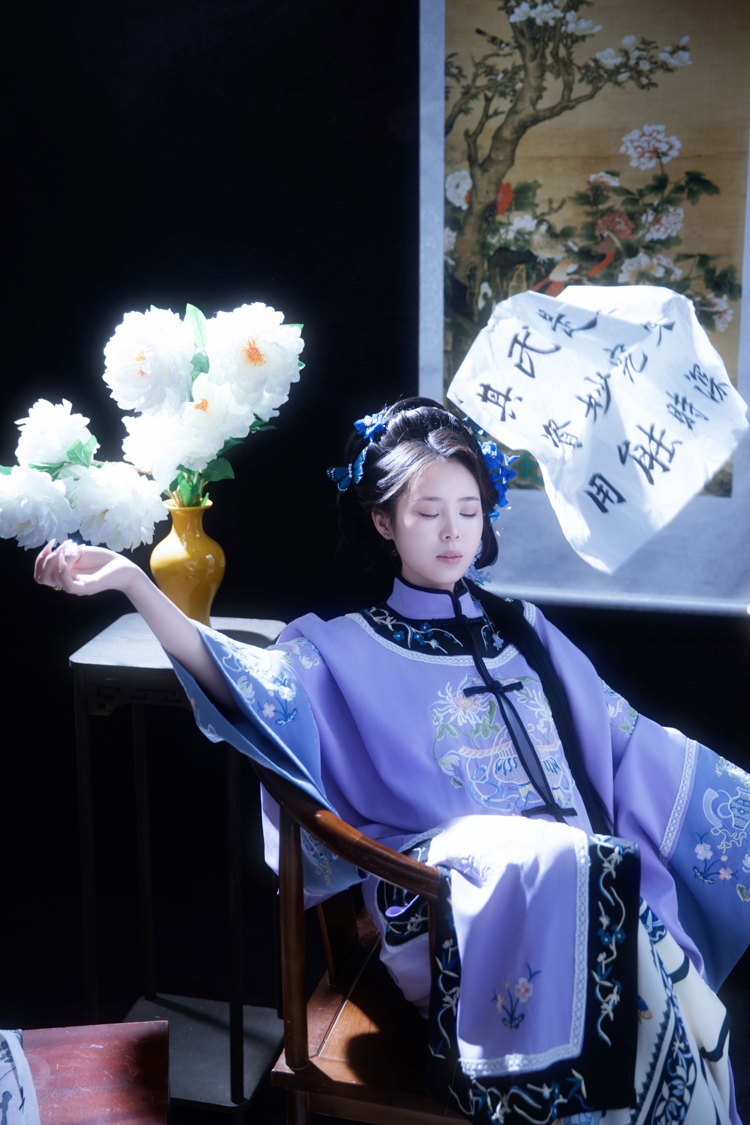 瑶瑶 – 《清韵·蓝裳闺阁的笔墨风华》[12P] 插图4