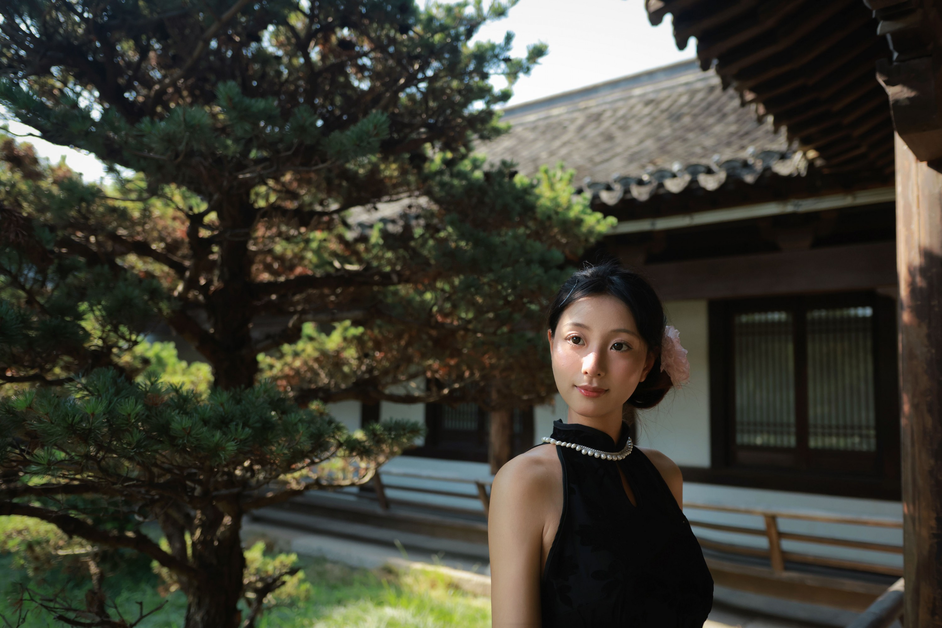 小u – 《黑色珍珠旗袍》[42P] 插图4