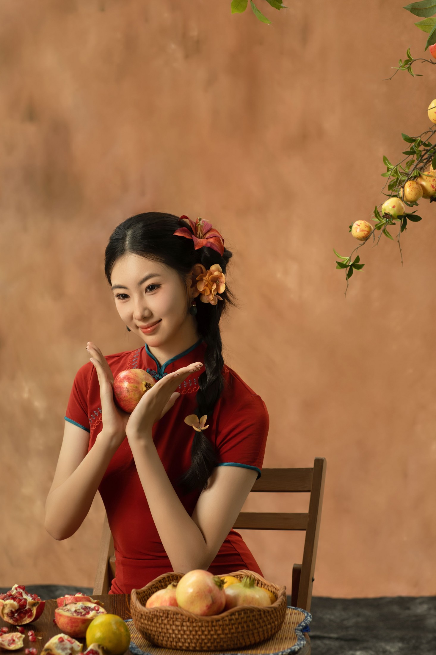 阿布力冰 – 《石榴少女》[13P]-66COS