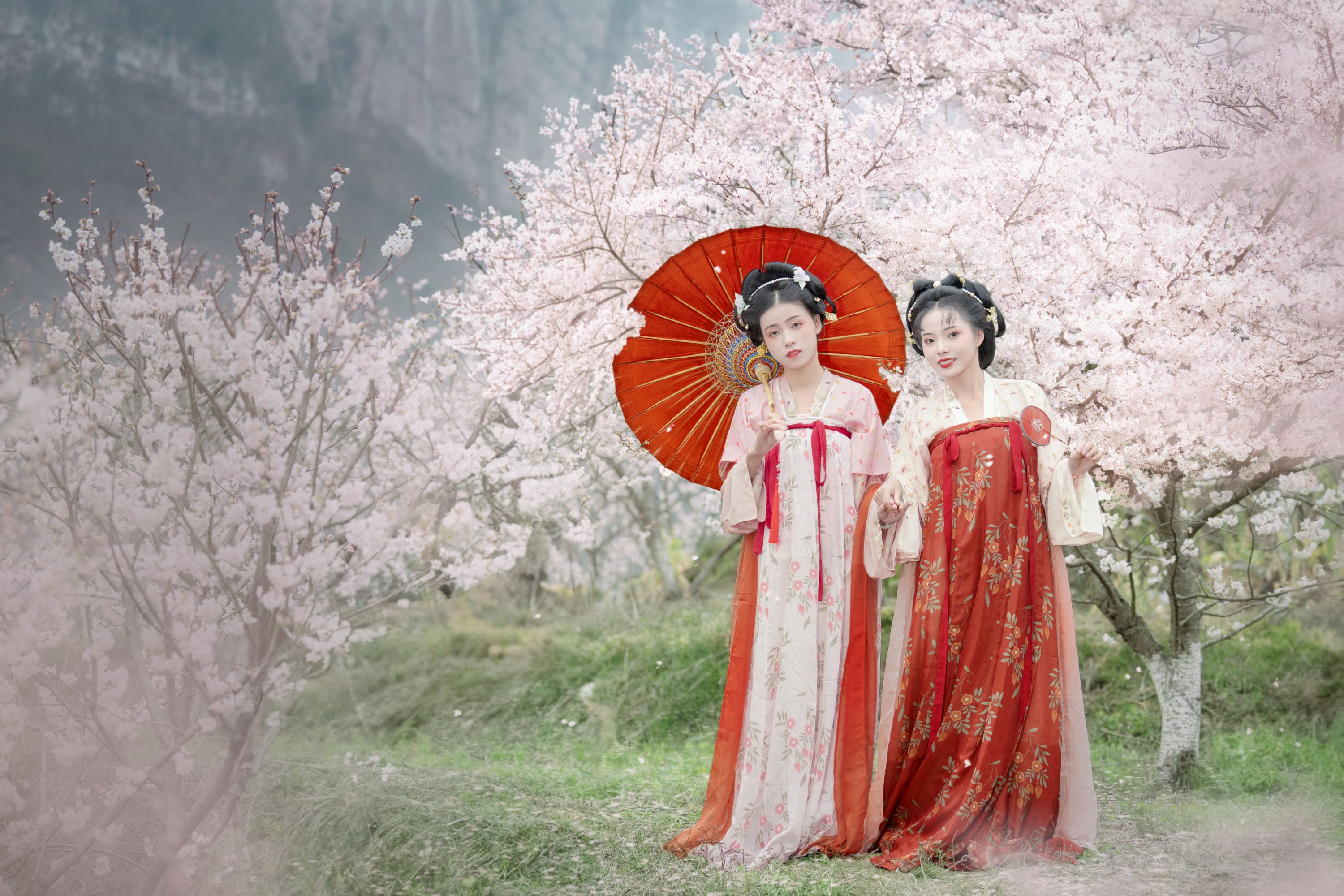 遥七不卖鸡毛菜 佳妃 – 《一朝春雨落·十里春花开》[9P]-66COS