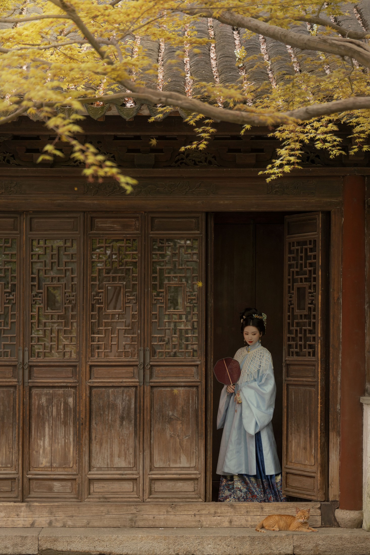 徐浪浪走在马路上 – 《海棠铺秀》[9P] 插图5