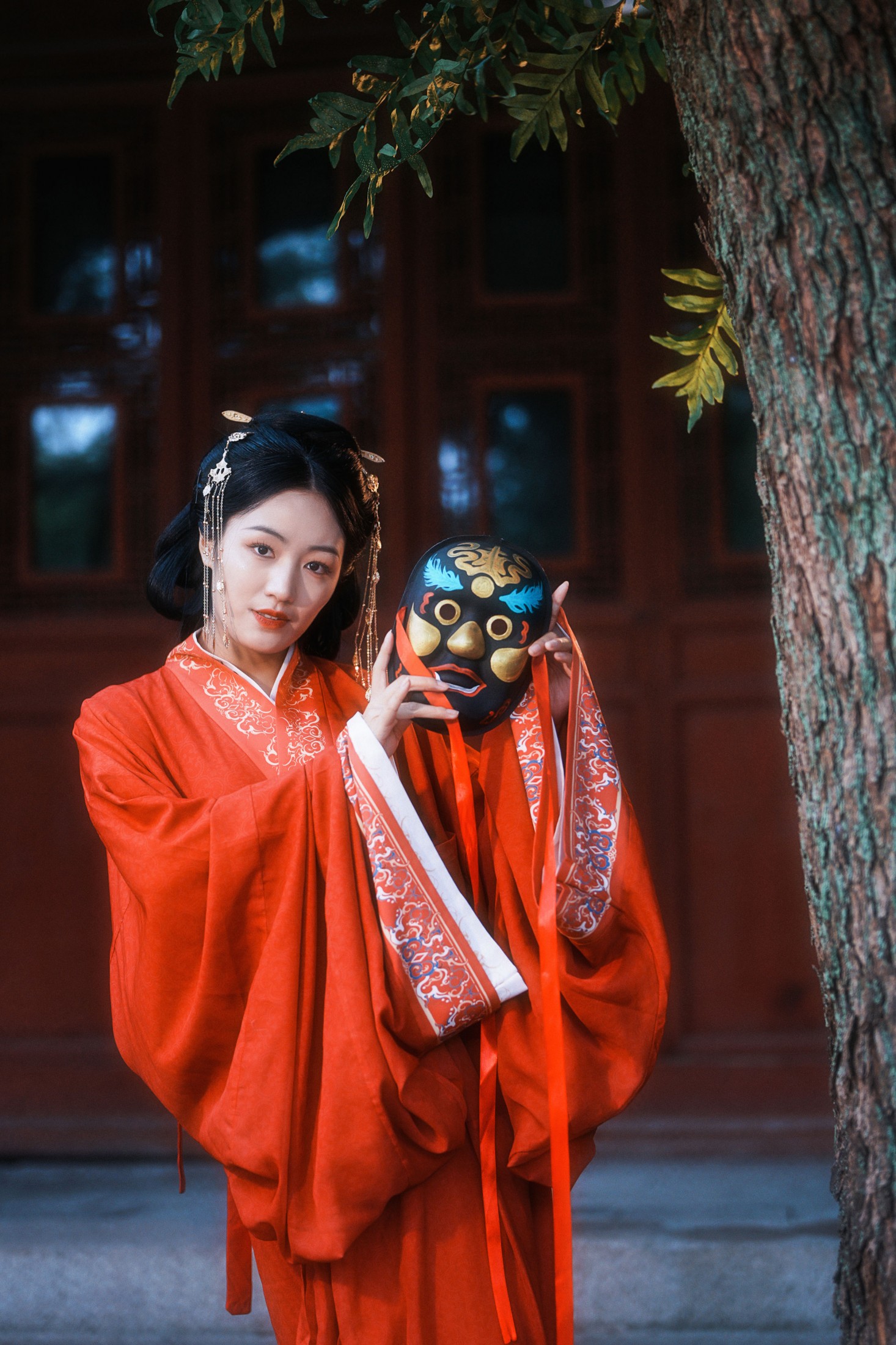 藤_藤藤小姐 – 《古风人像拍摄-华林寺-温馨》[14P]-66COS