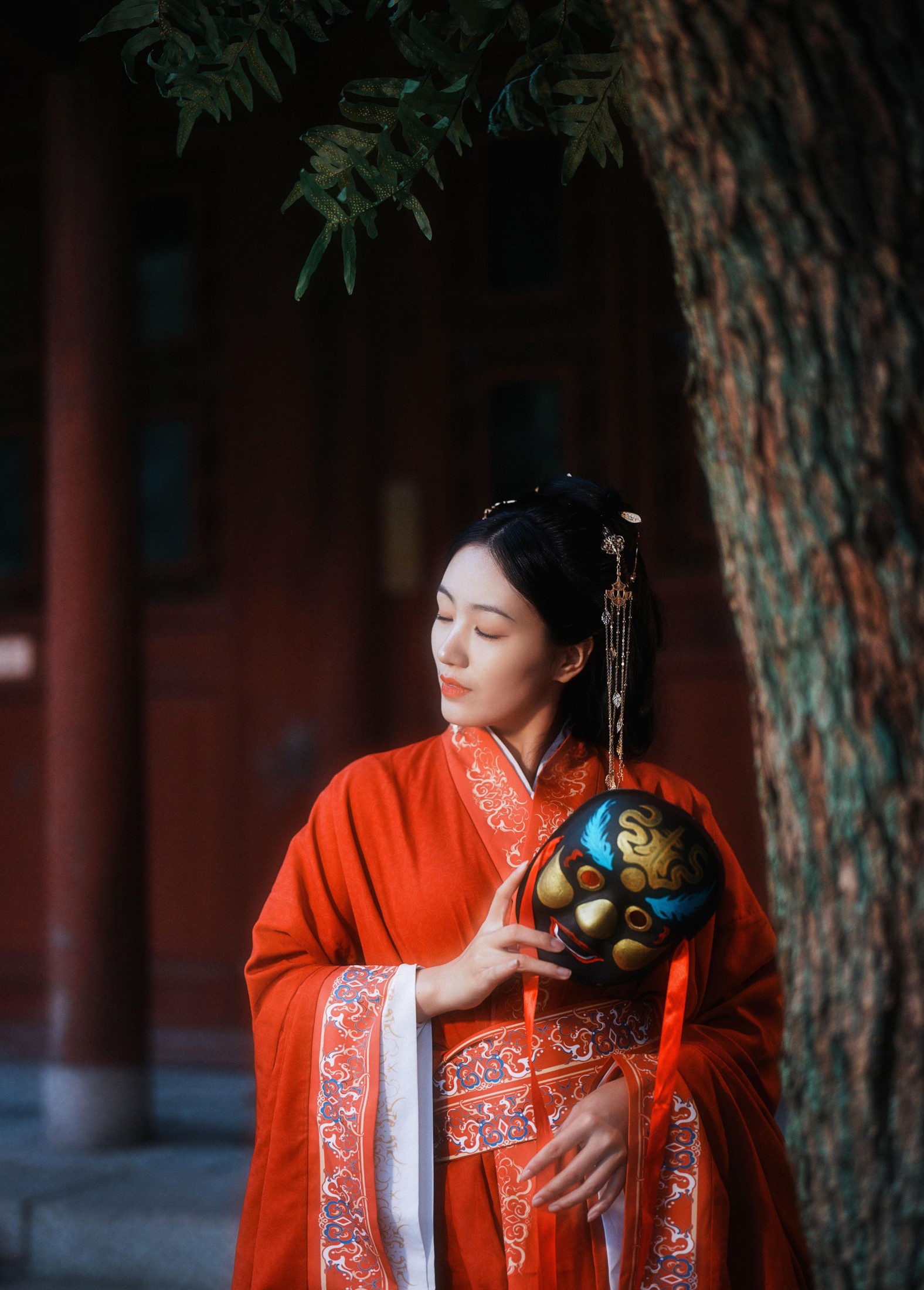 藤_藤藤小姐 – 《古风人像拍摄-华林寺-温馨》[14P] 插图2