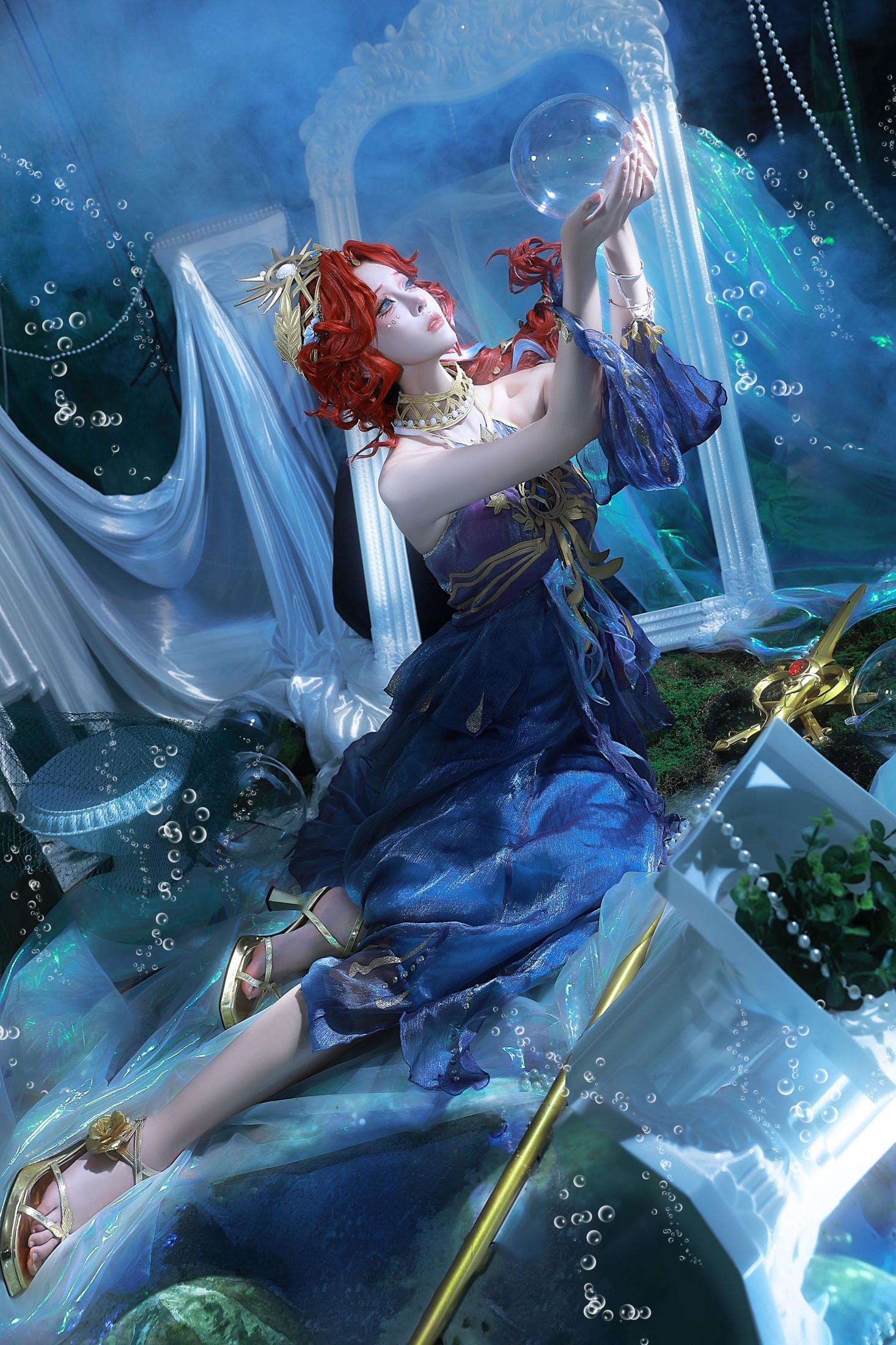 爆走火辣鱼 – 《垂泪的神女》[14P]-66COS