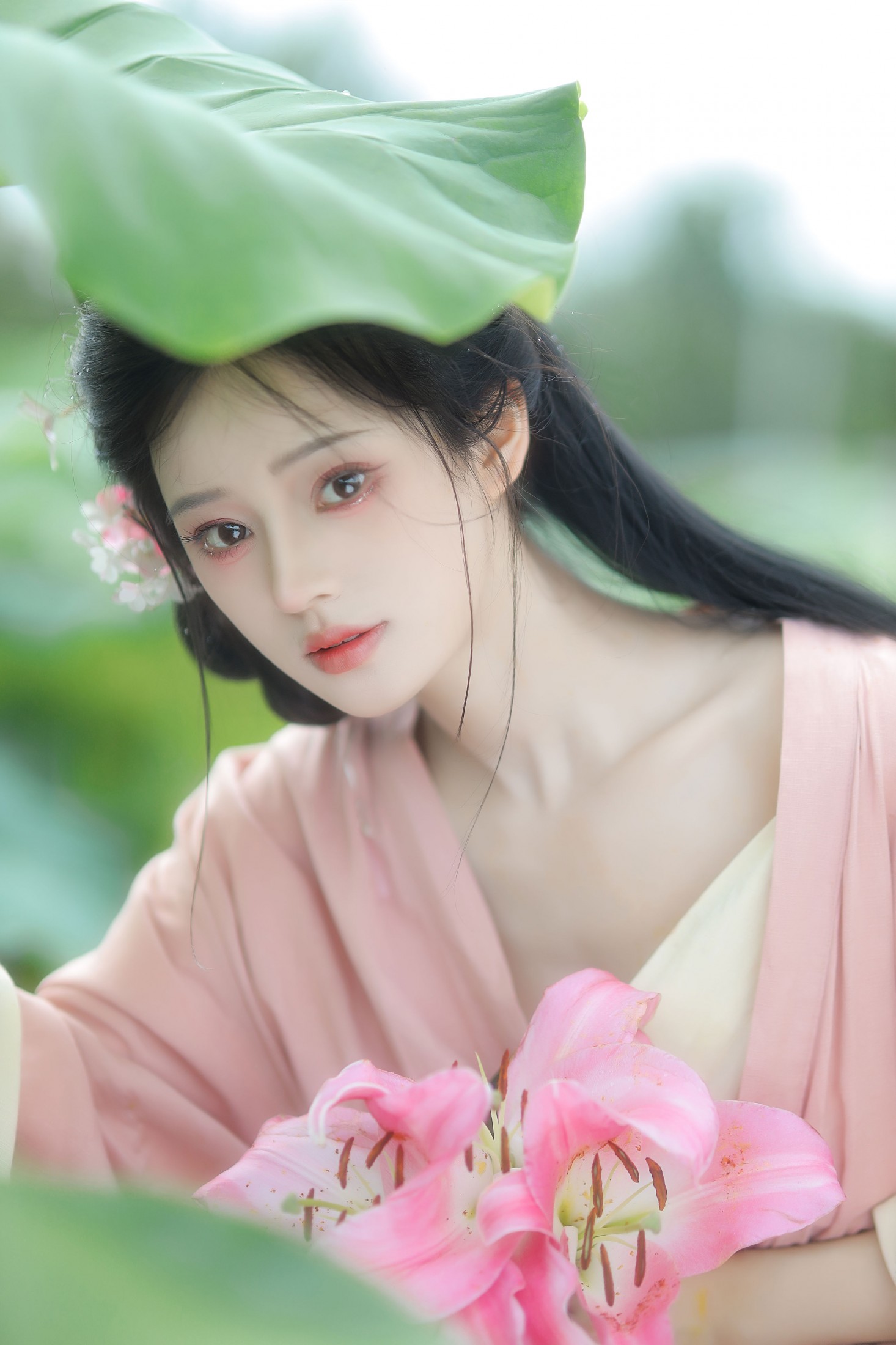 乔乔不说话 – 《荷中花》[9P] 插图4