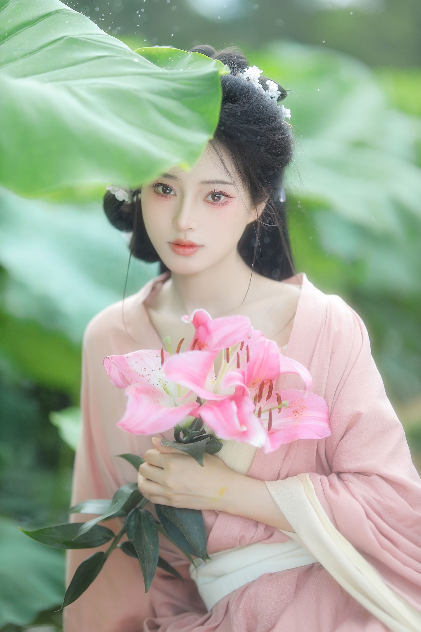 乔乔不说话 – 《荷中花》[9P] 插图5