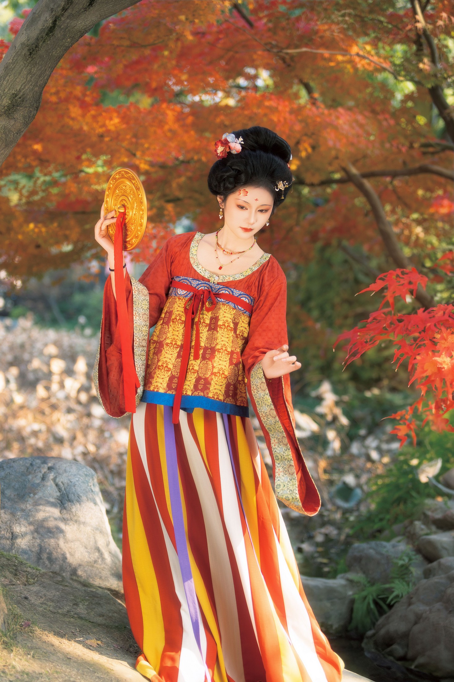 不听山 – 《唐 • 红枫》[18P]-66COS