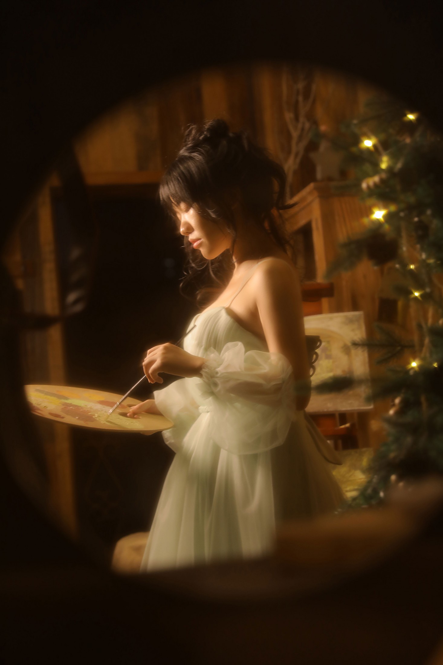 Quinnao巧阿 – 《不一样的圣诞》[10P]-66COS