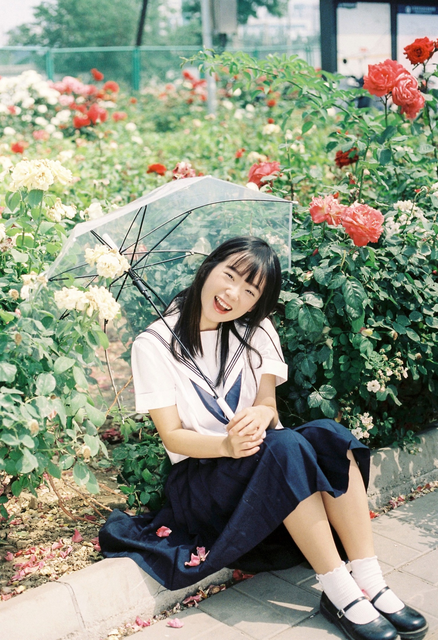 百变兔小樱 – 《花和制服少女》[13P]-66COS