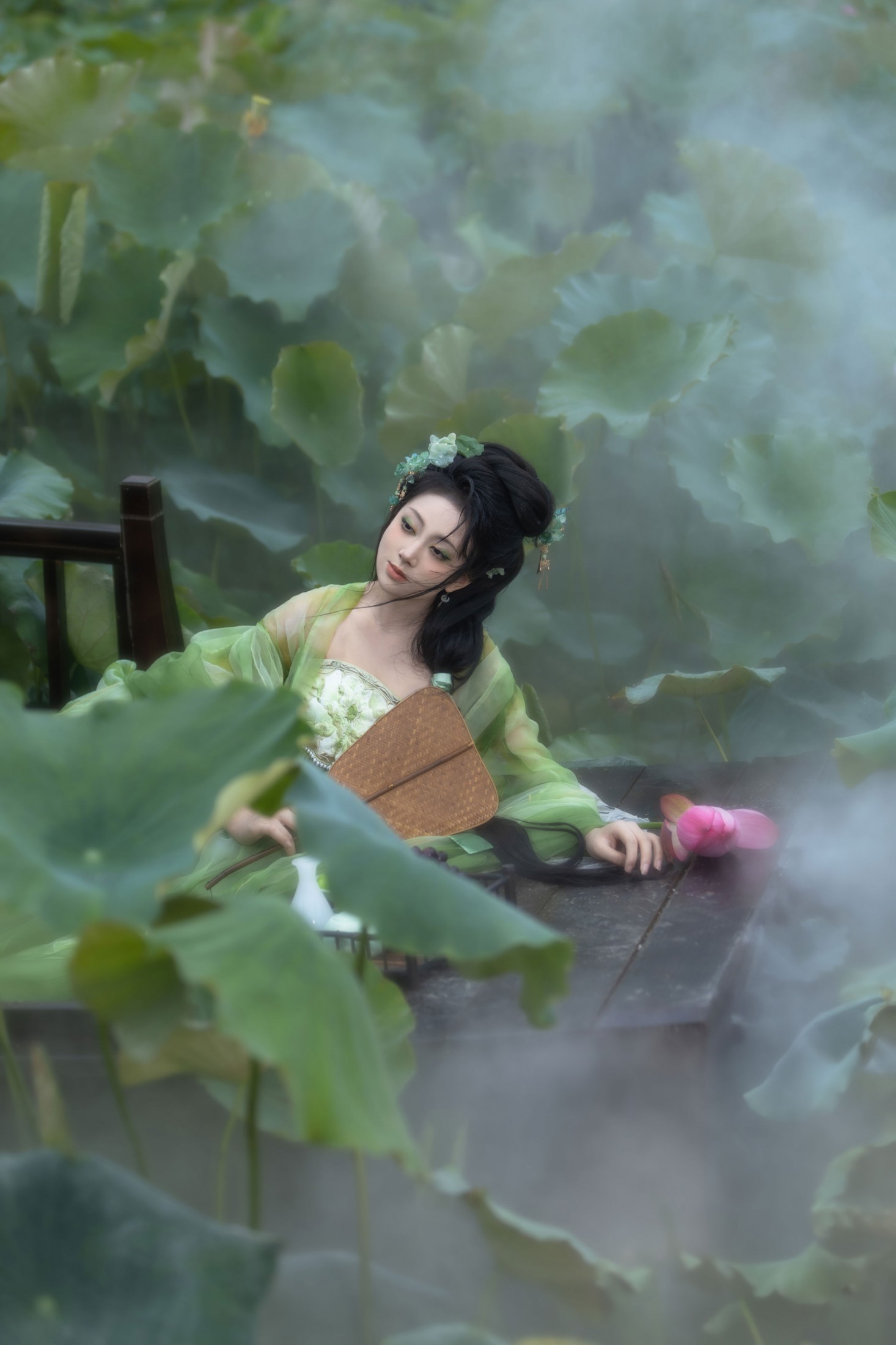 落雨清玲 – 《荷 • 绿》[13P] 插图4