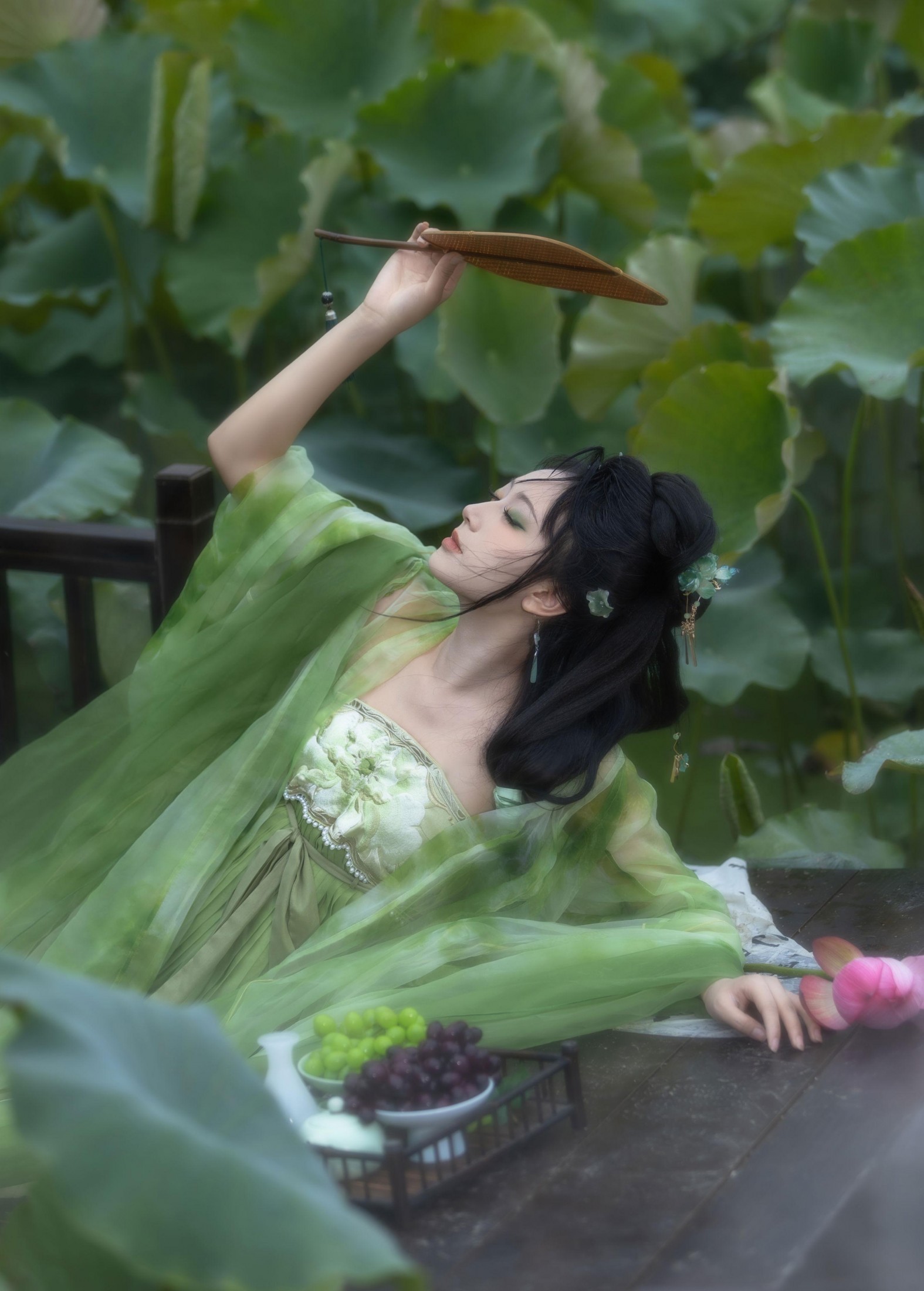 落雨清玲 – 《荷 • 绿》[13P] 插图2