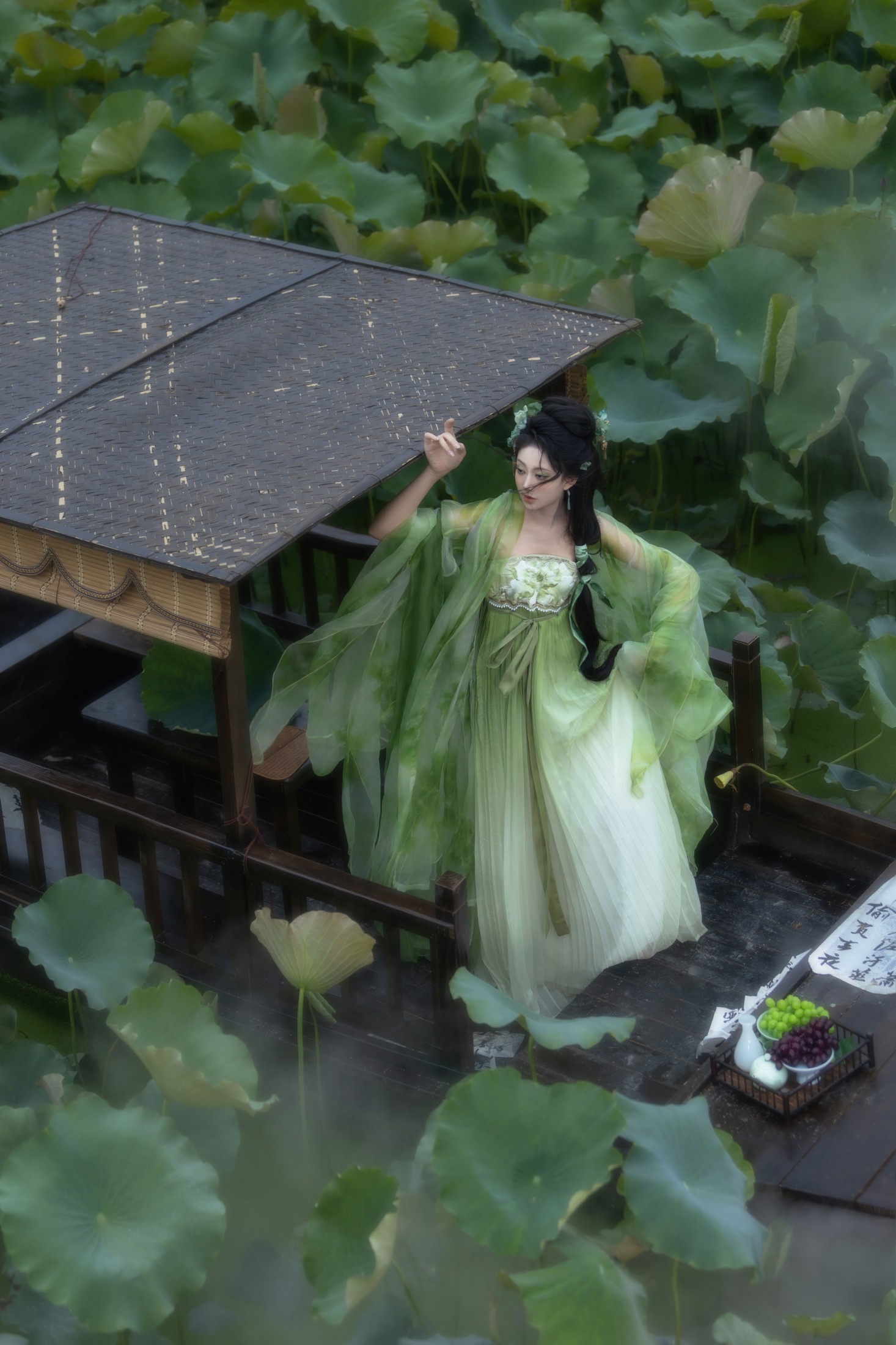 落雨清玲 – 《荷 • 绿》[13P] 插图5