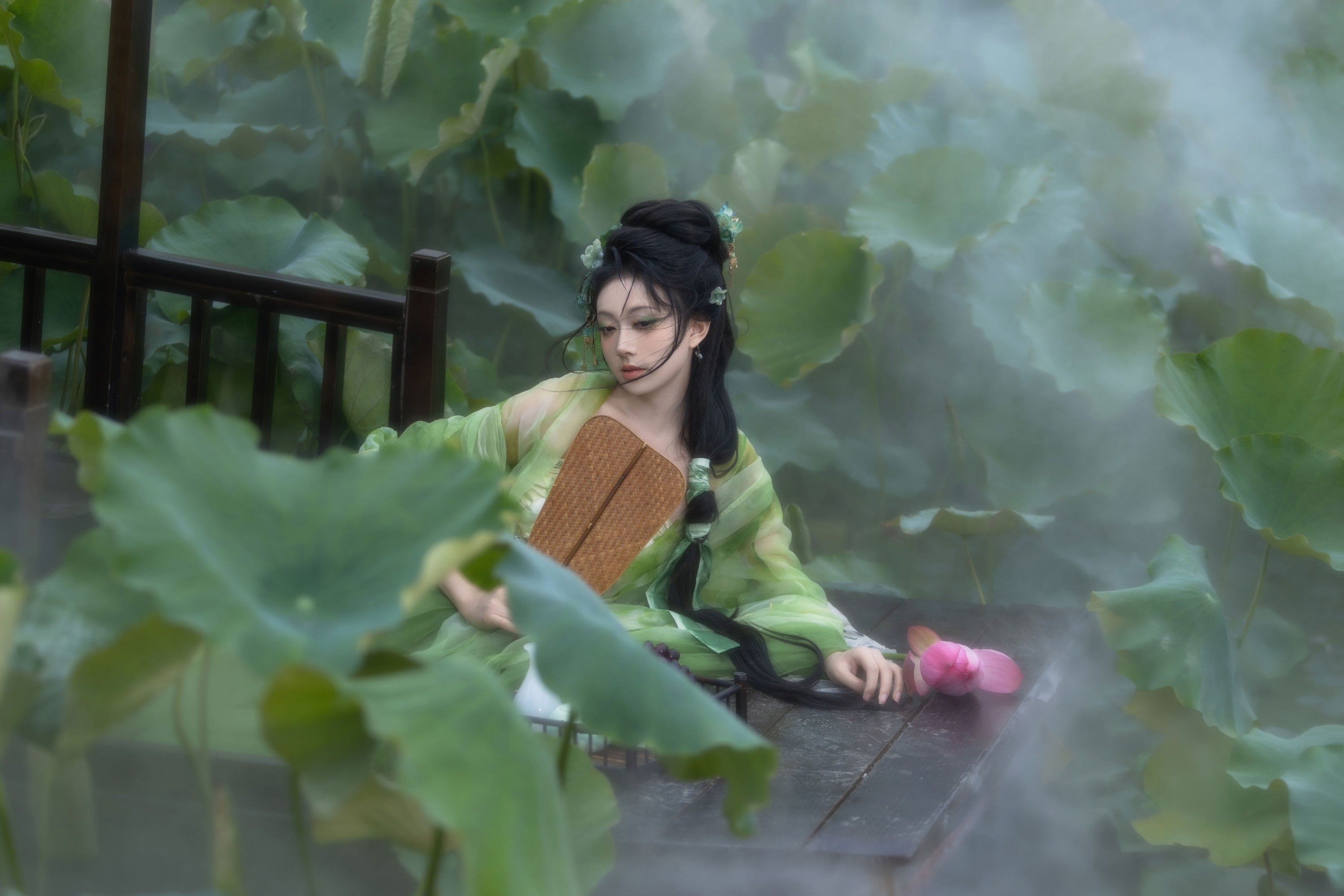 落雨清玲 – 《荷 • 绿》[13P] 插图3