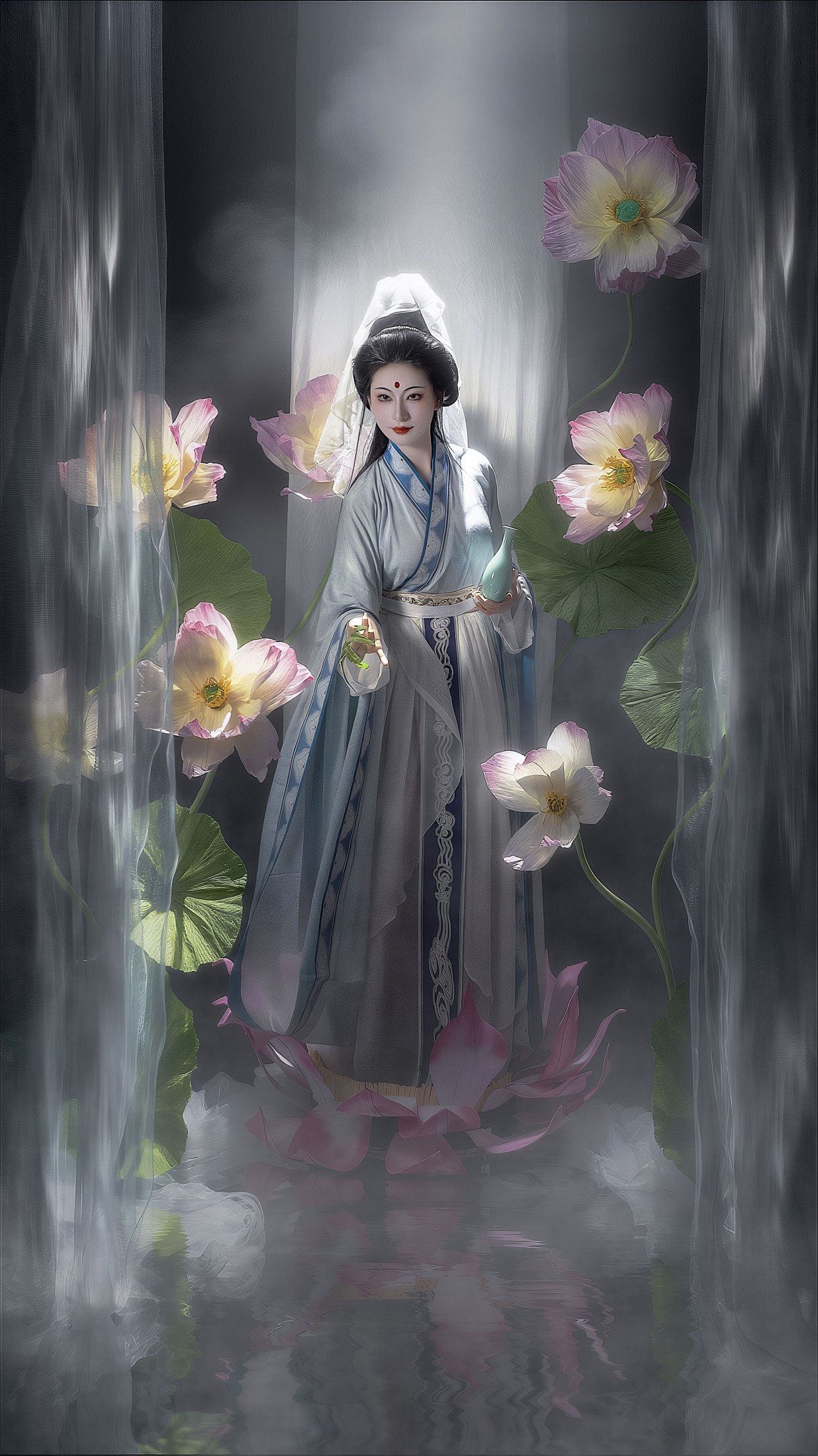 《一瓣清荷，半卷禅诗》[9P]-66COS