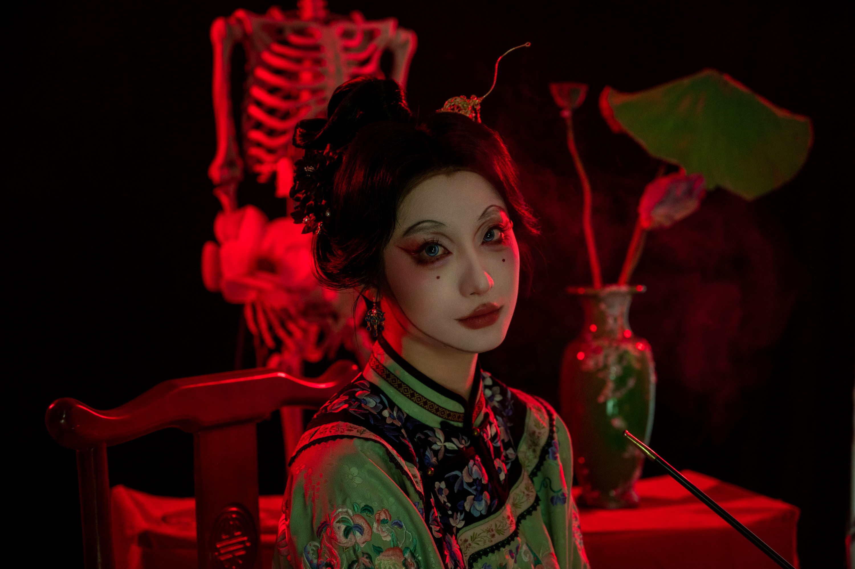 钰子-舞者王钰 - 《刻在骨子里的中式恐怖》[9P]-66COS