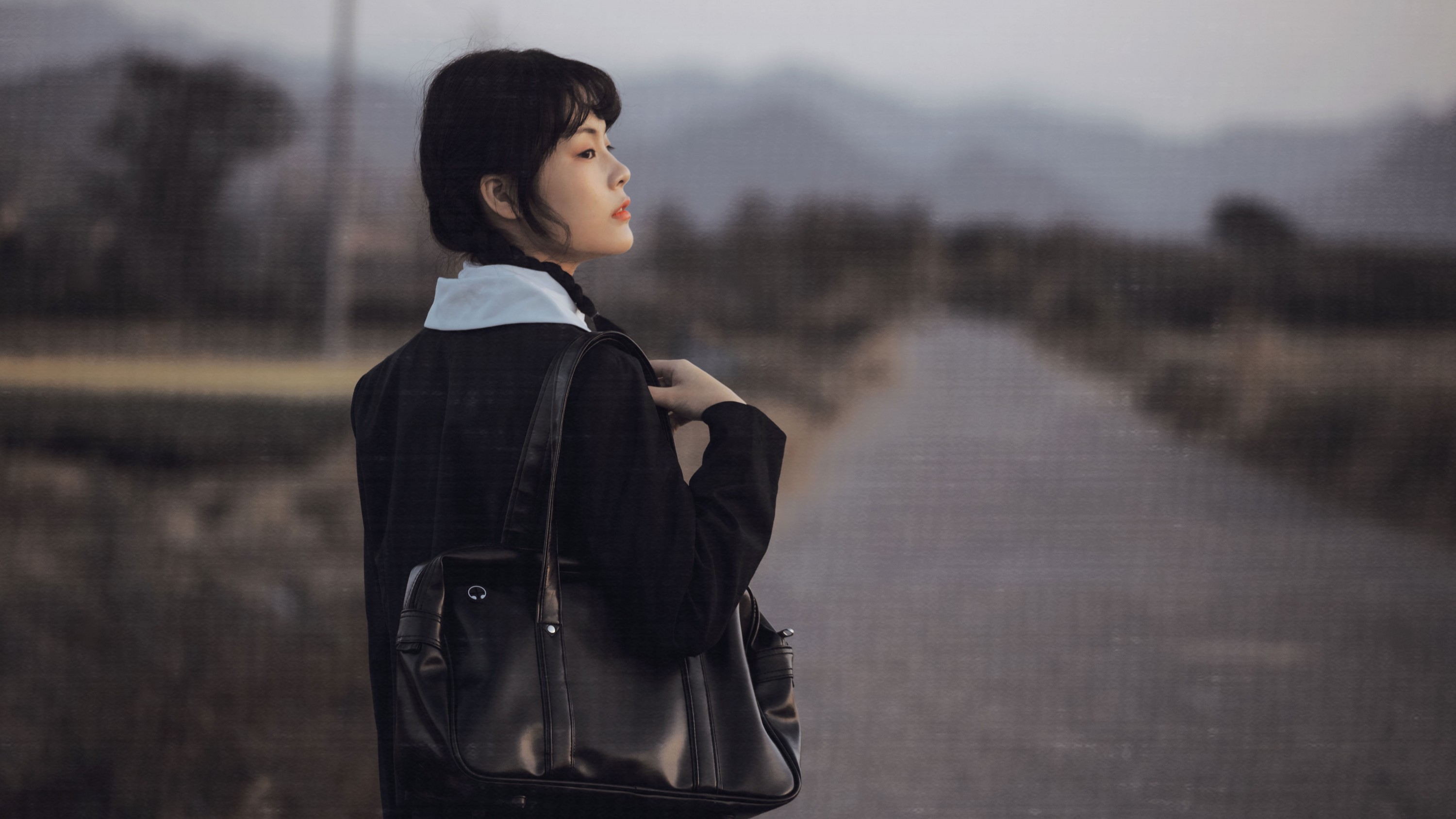 岚岚 - 《放学路上》[18P]-66COS