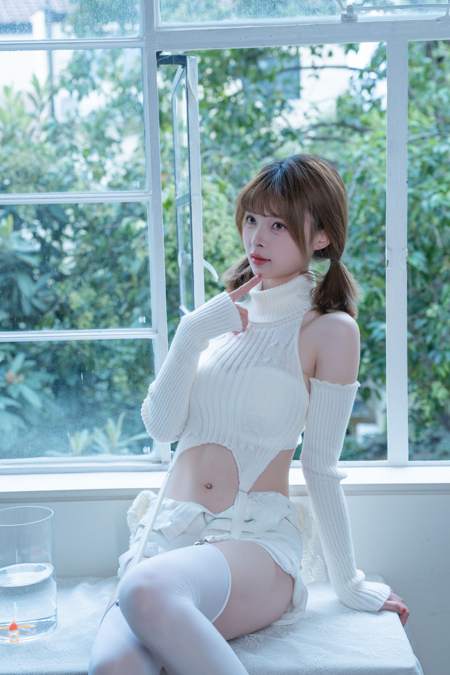 河豚抚子 – 《软糖味的白》[32P]-66COS