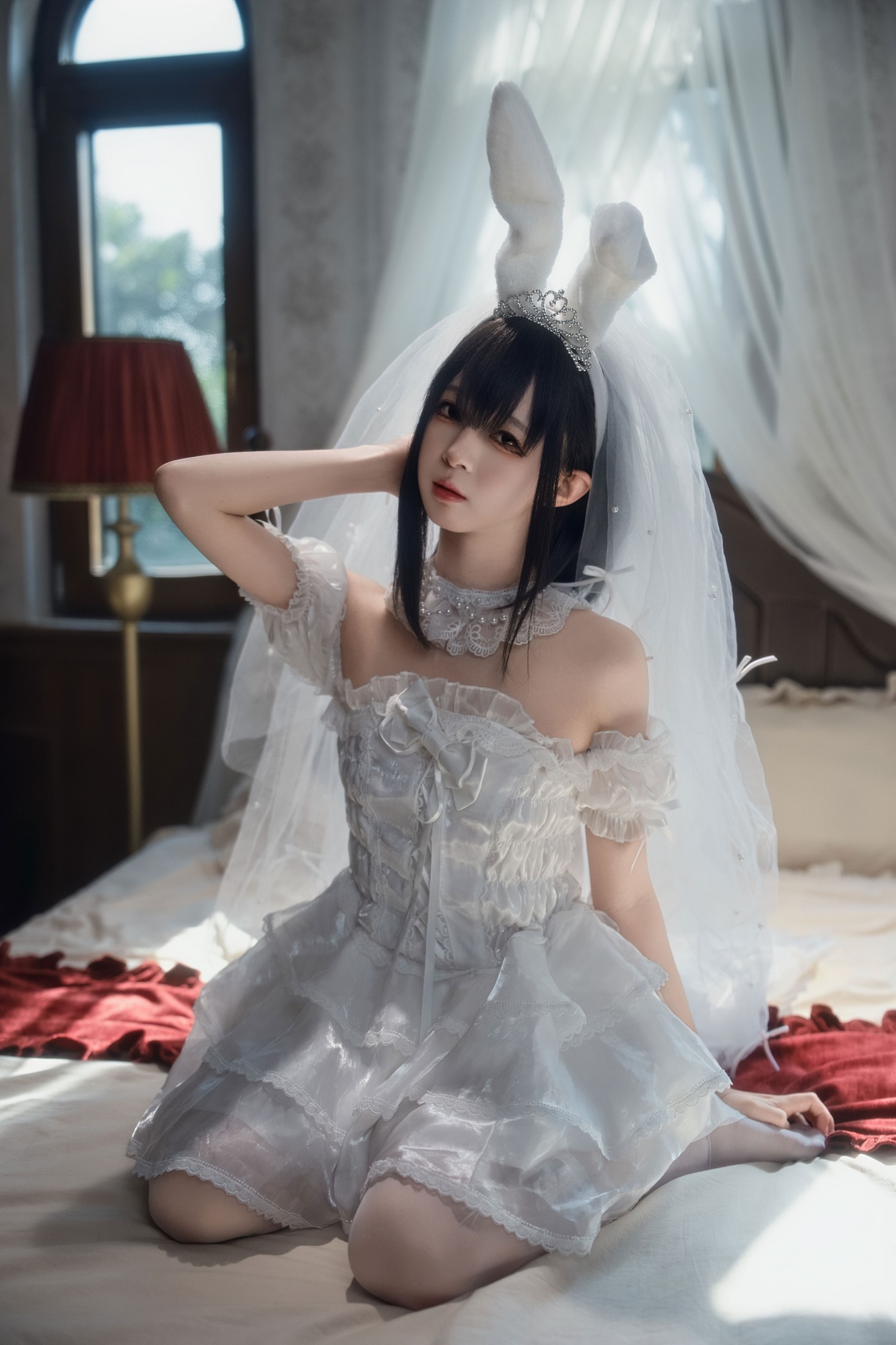 朱朱大人 - 《白色婚纱》[32P]-66COS