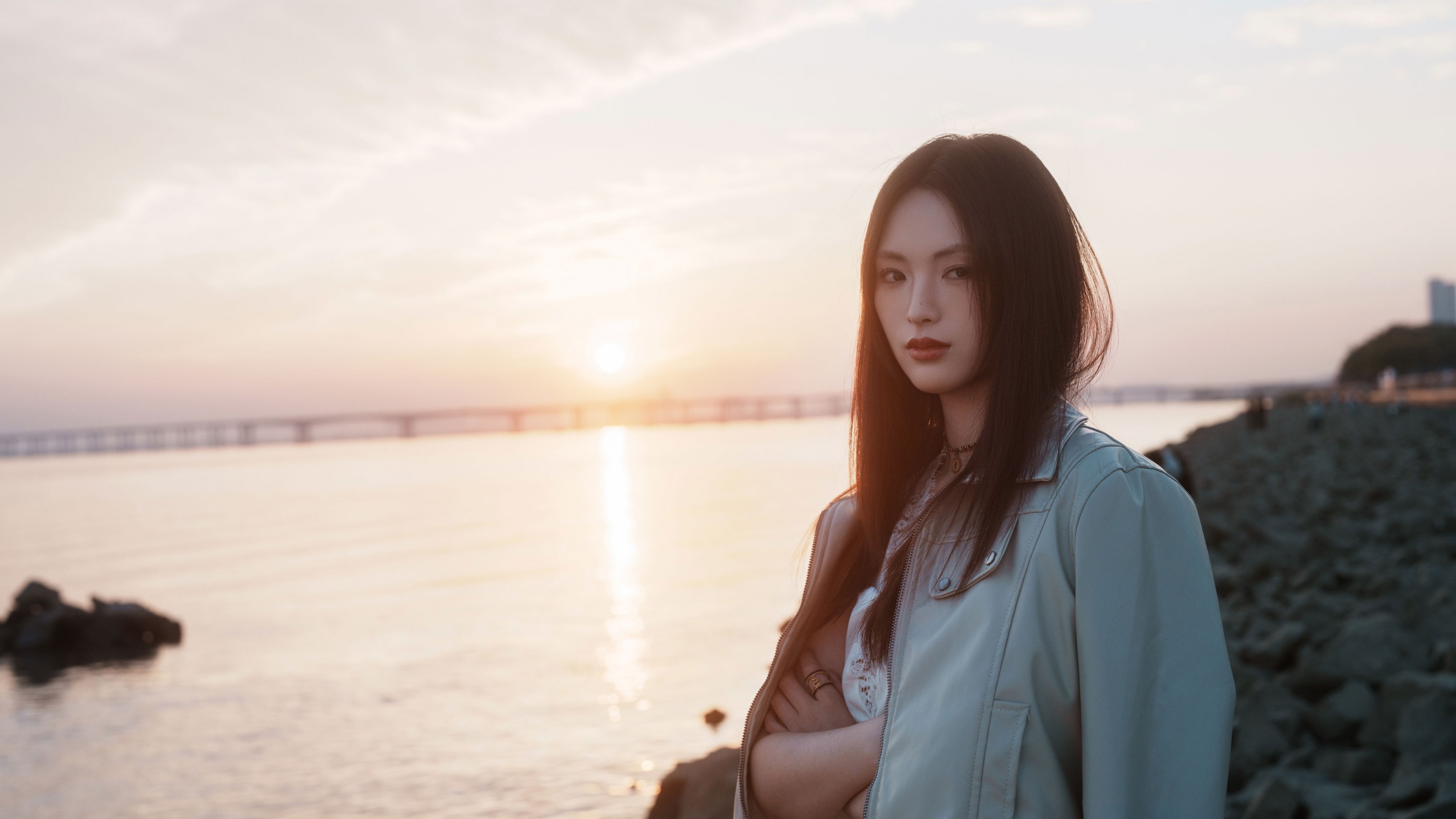 月月 - 《海边寂静黄昏日落》[33P] 插图4