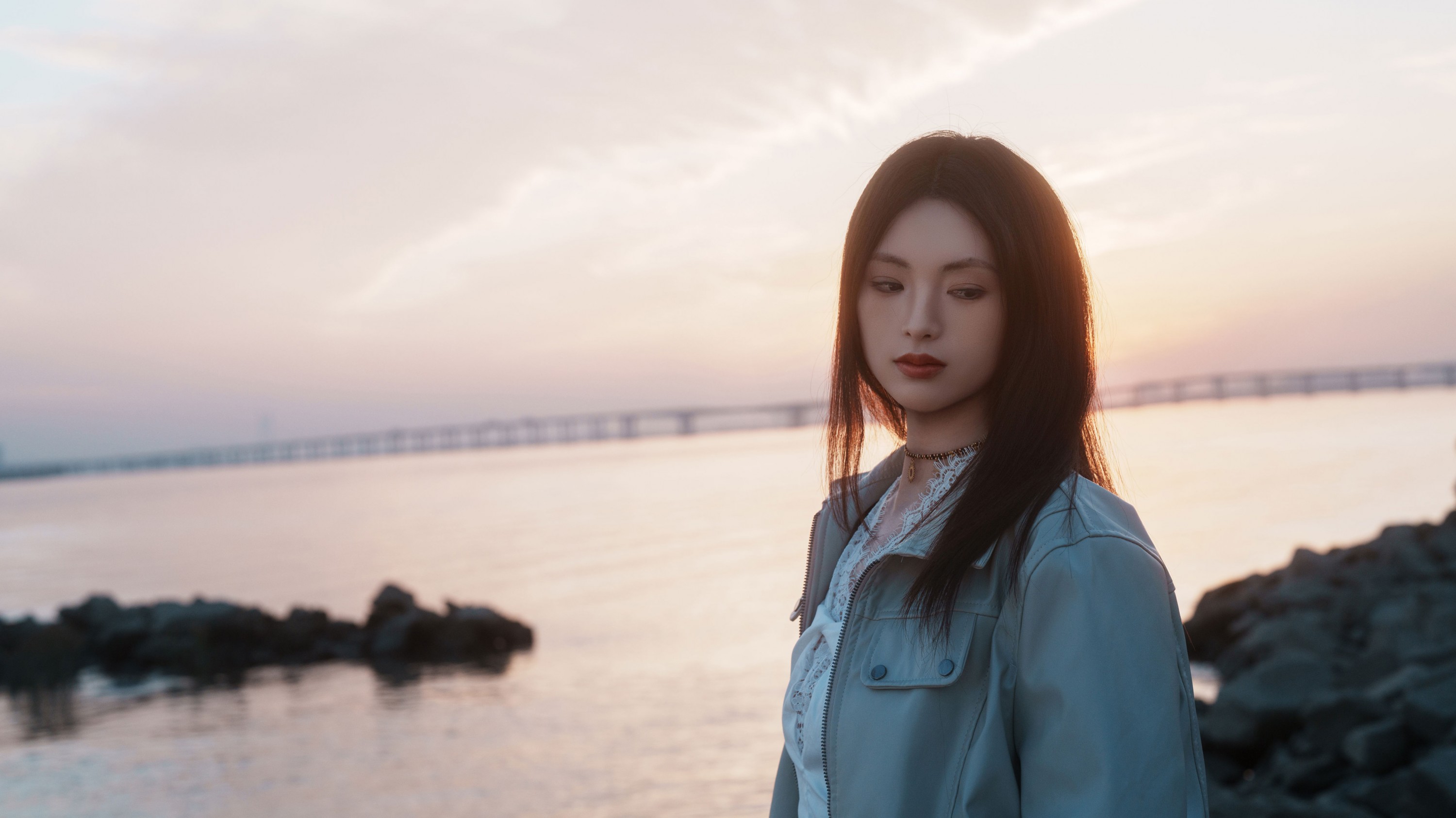 月月 - 《海边寂静黄昏日落》[33P] 插图5