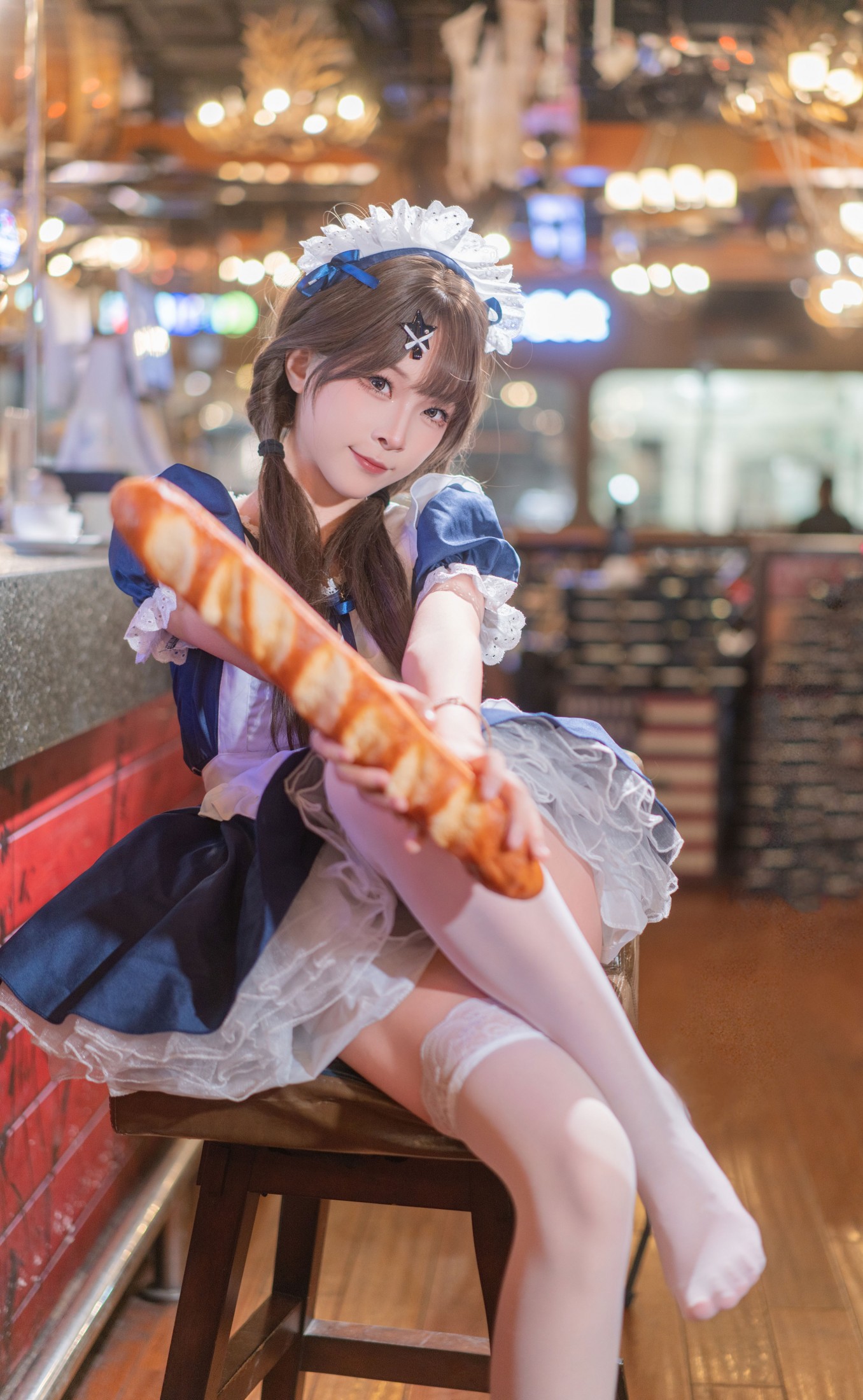 菖蒲yoki - 《蓝白女仆的咖啡馆午后》[25P] 插图4