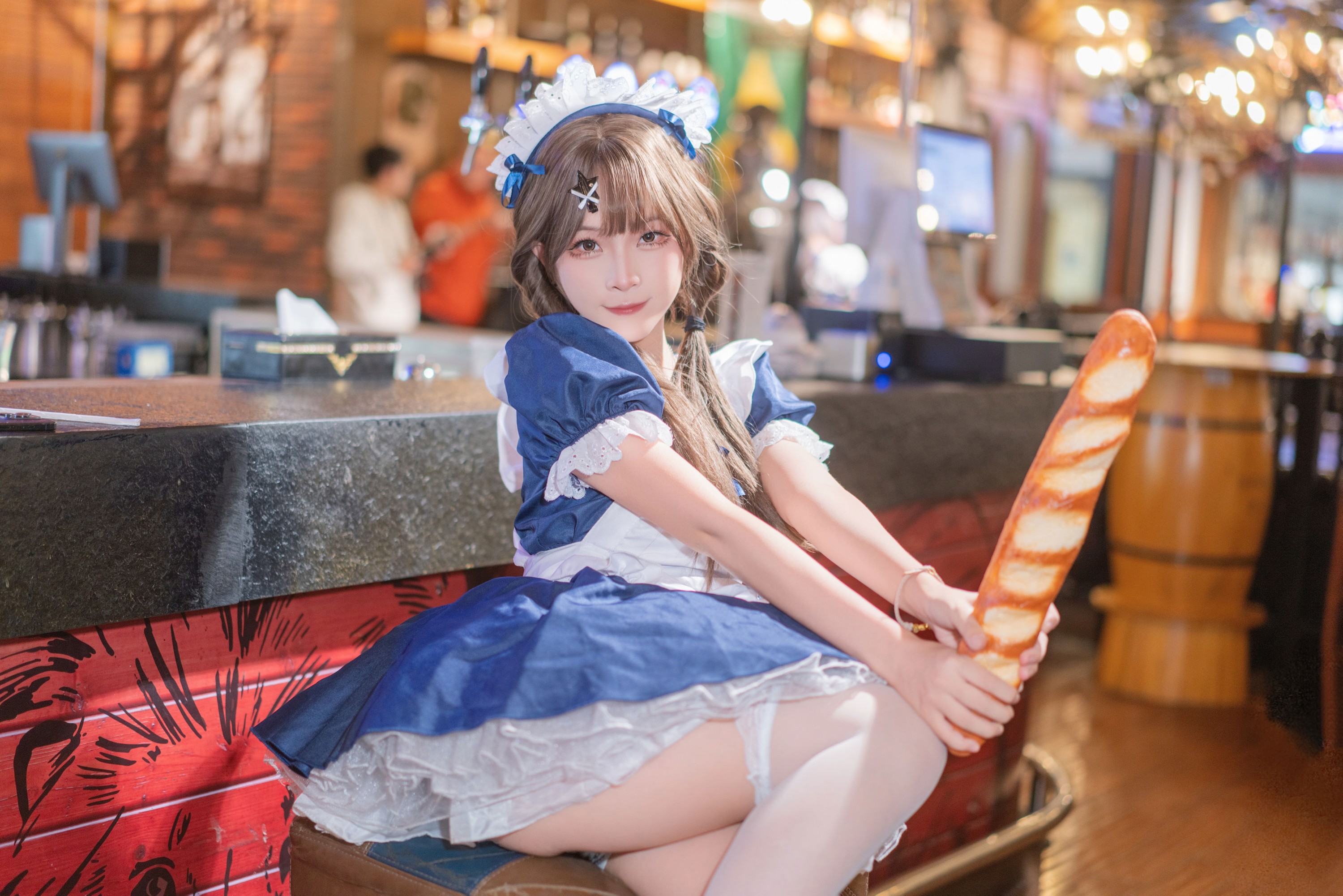 菖蒲yoki - 《蓝白女仆的咖啡馆午后》[25P] 插图3