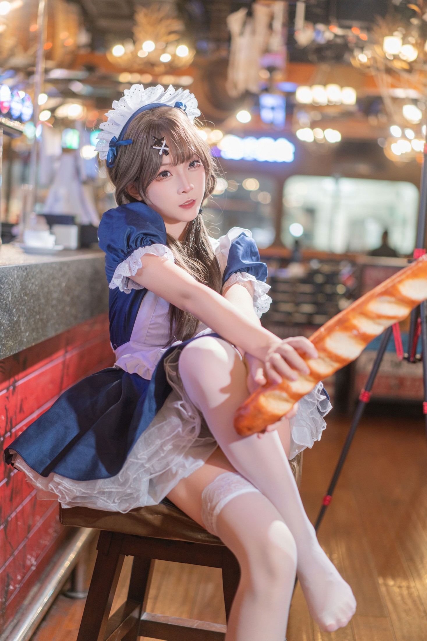 菖蒲yoki - 《蓝白女仆的咖啡馆午后》[25P] 插图5